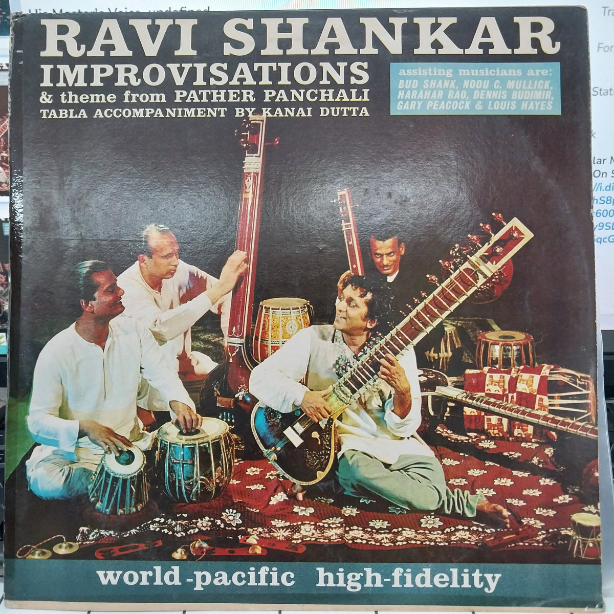 Ravi Shankar - Improvisations & Theme From Panther Panchali (Vinyl)