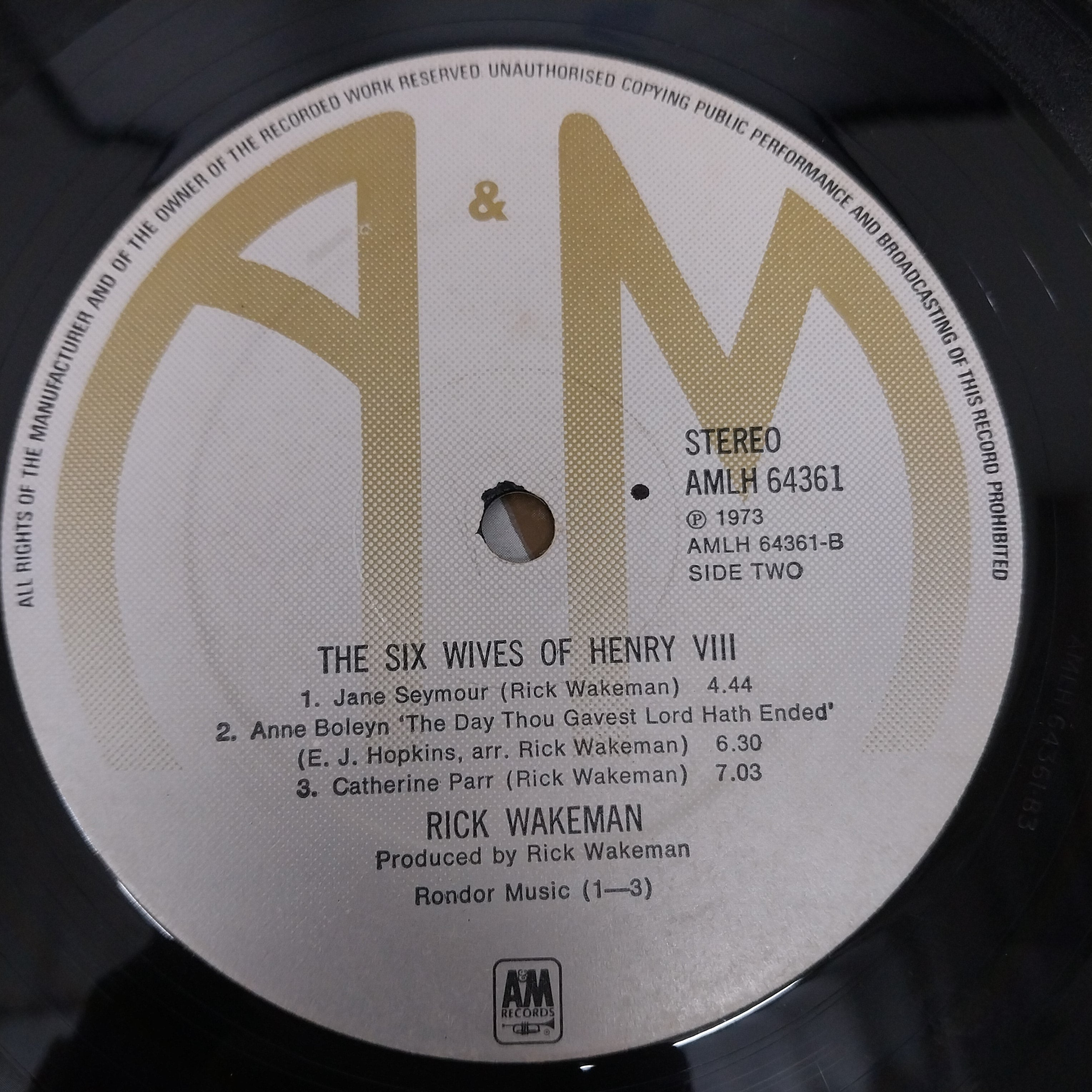 Rick Wakeman - The Six Wives Of Henry VIII (Vinyl)