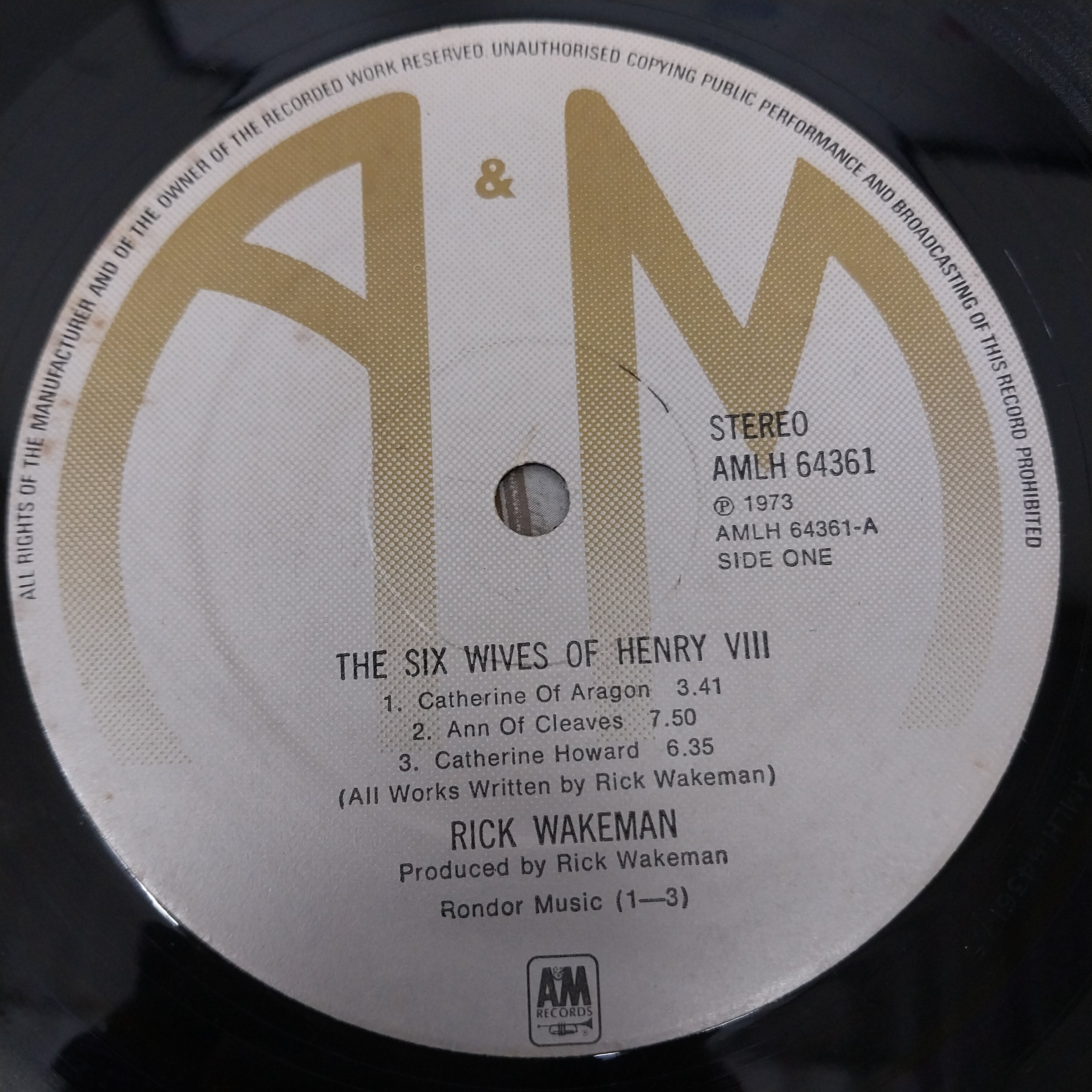 Rick Wakeman - The Six Wives Of Henry VIII (Vinyl)