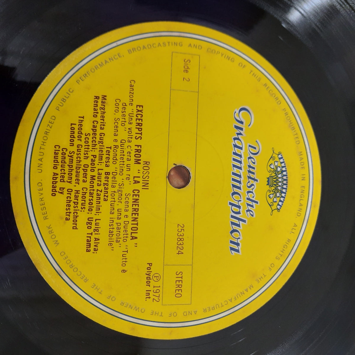 Teresa Berganza Singt Gioacchino Rossini - Il Barbiere Di Siviglia, La Cenerentola (Vinyl)