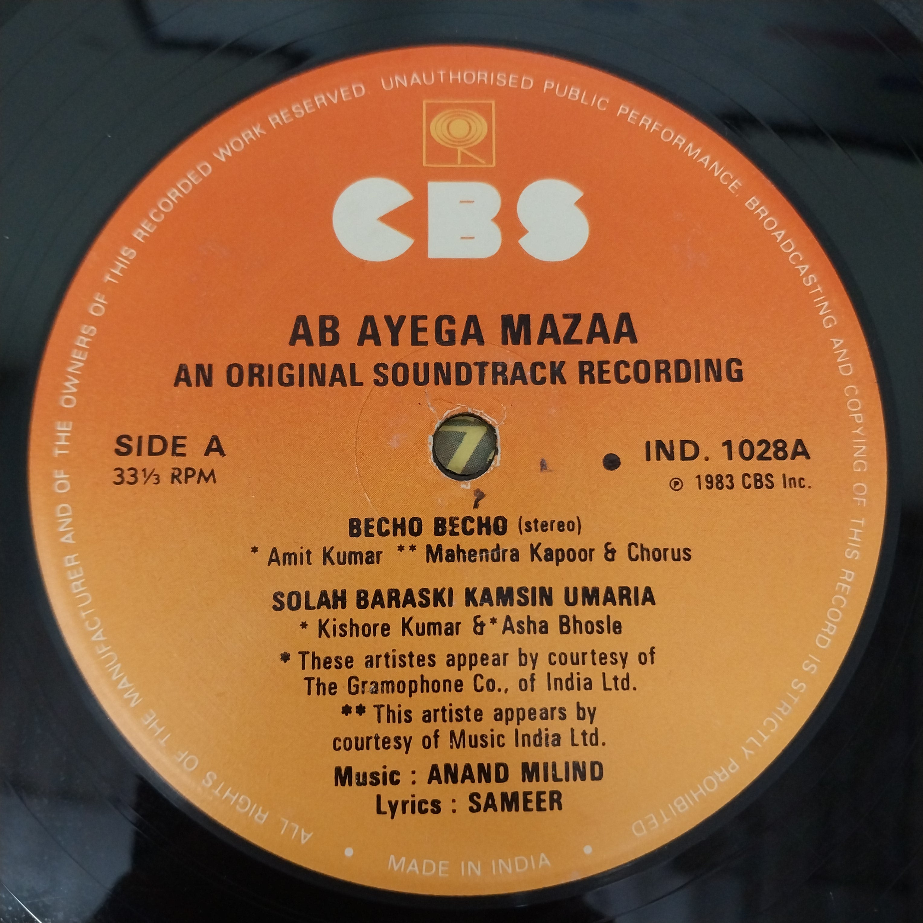 Anand Milind, Sameer - Ab Ayega Mazaa (Vinyl)