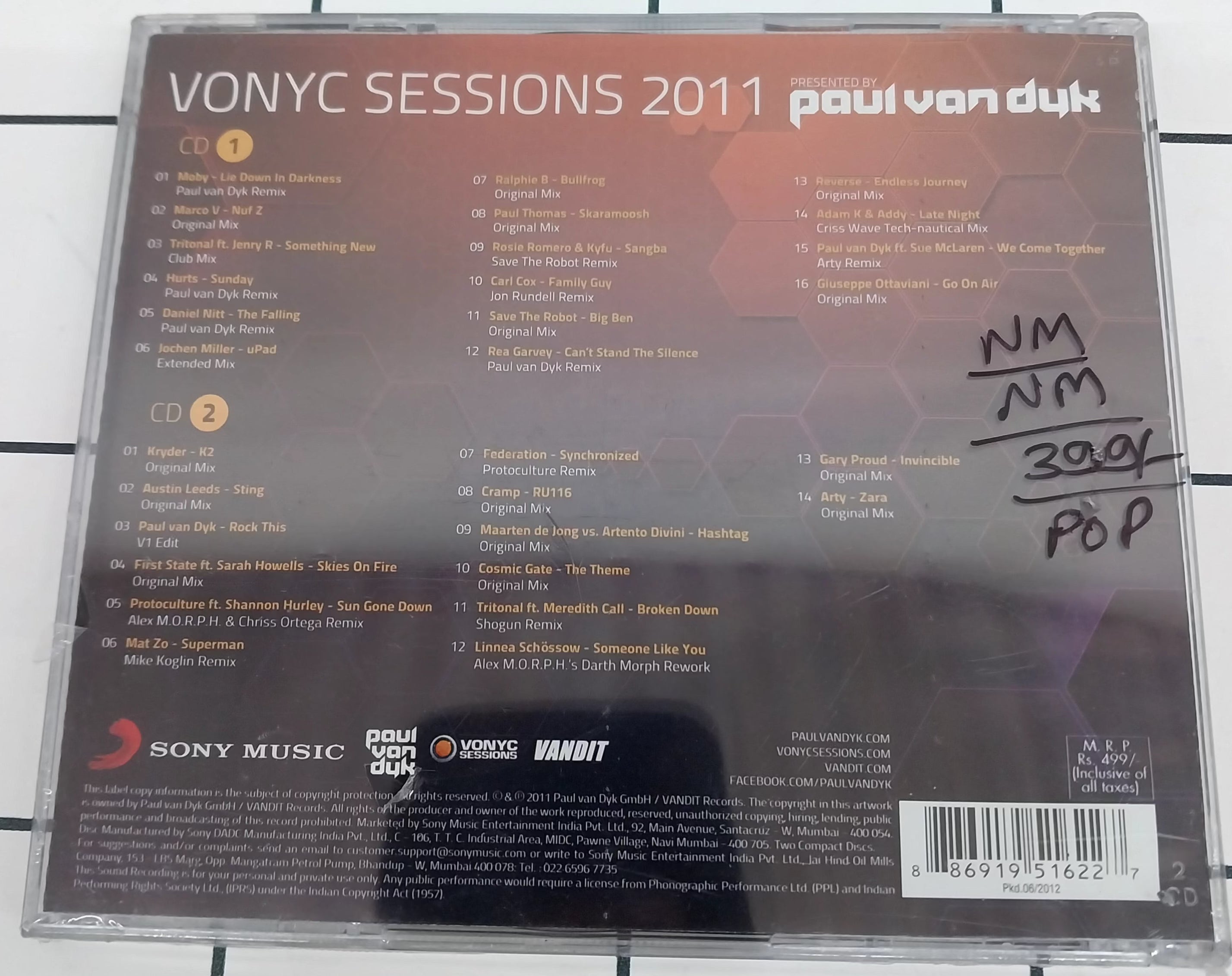 Paul van Dyk - Vonyc Sessions 2011 (CD) (2)