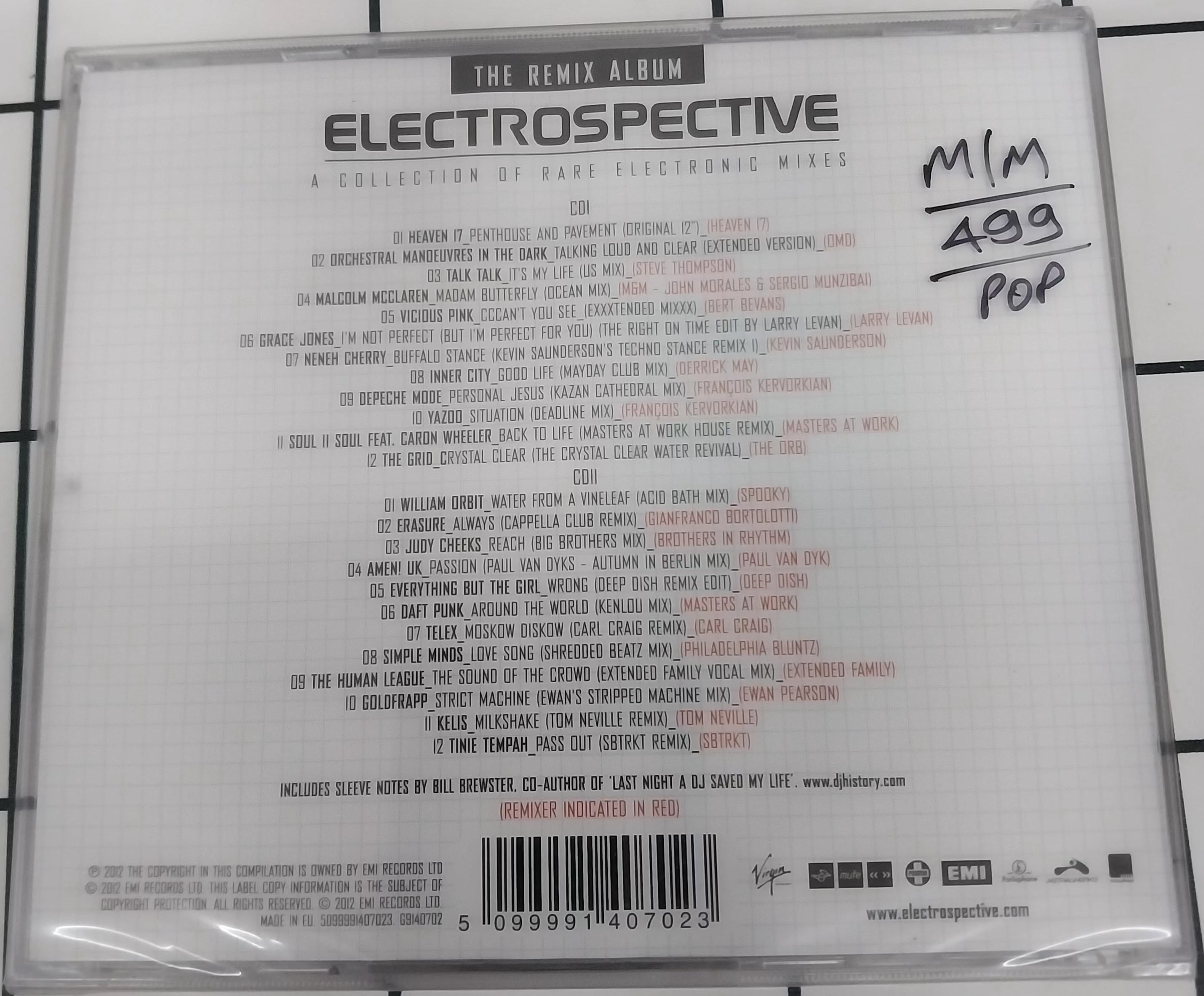 Various - Electrospective (The Remix Album) (CD) (2)