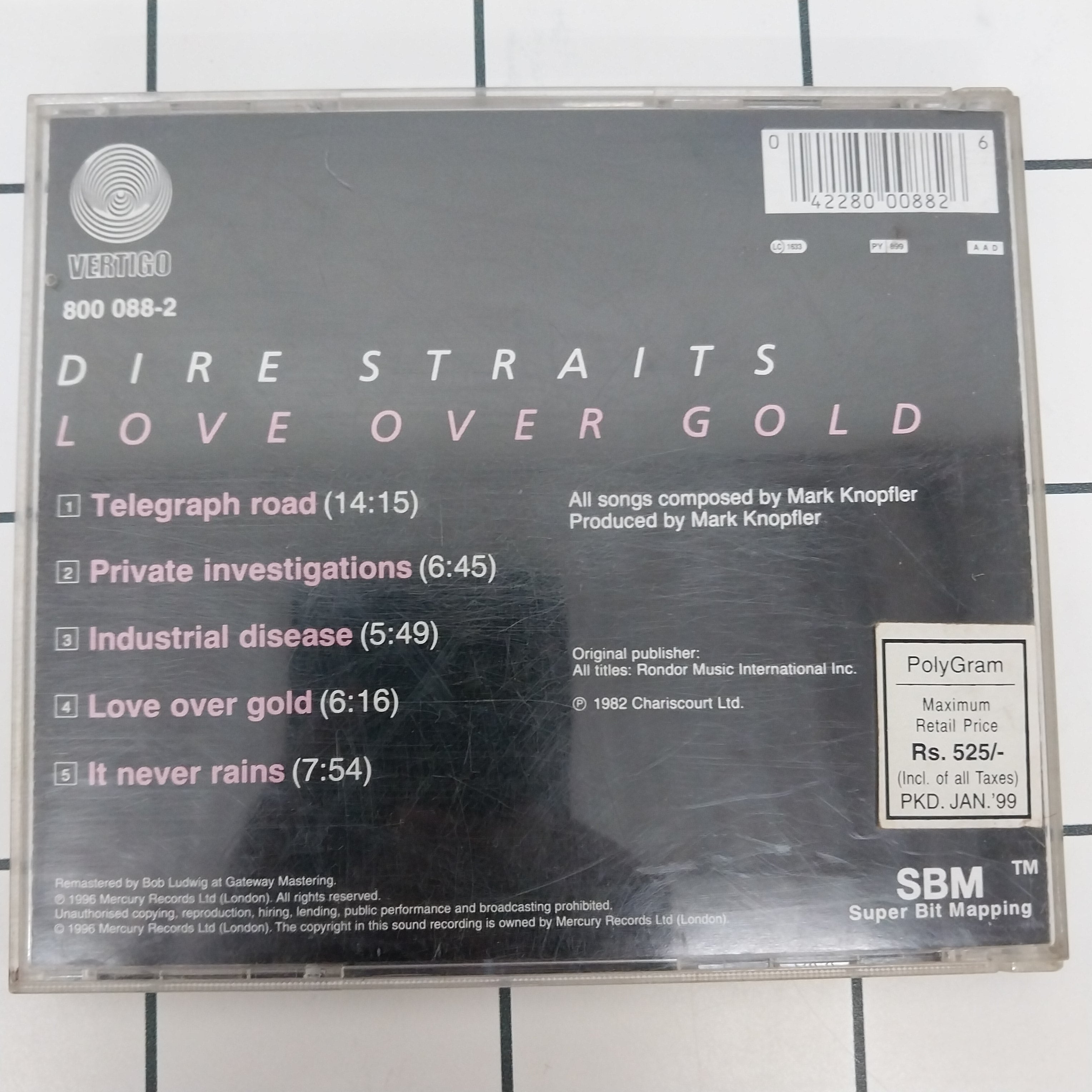 Dire Straits - Love Over Gold (CD)