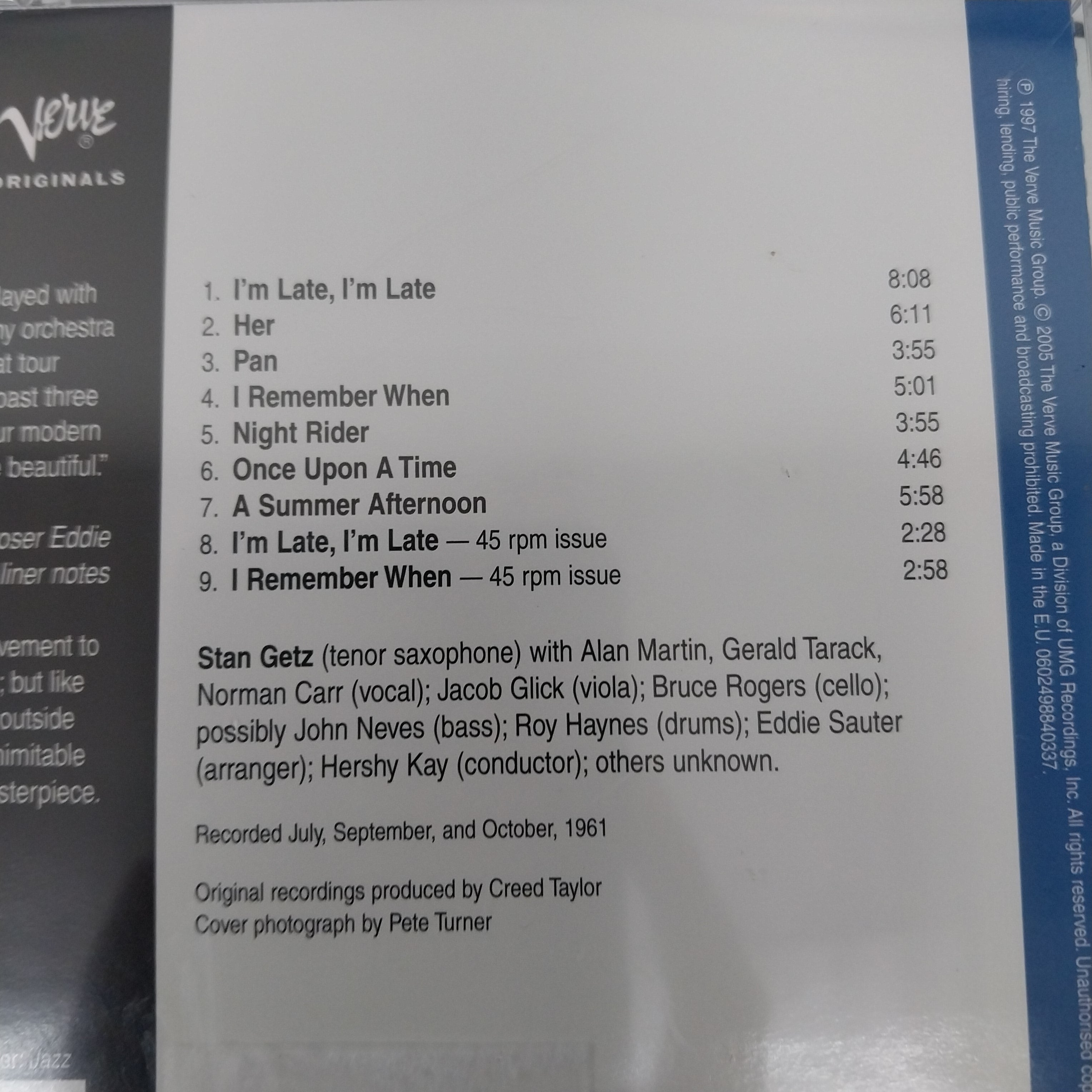 Stan Getz - Focus (CD)