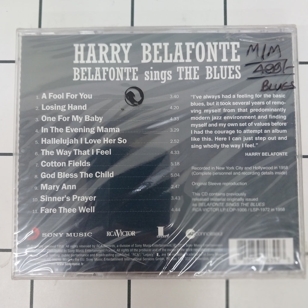 Harry Belafonte - Belafonte Sings The Blues (CD)