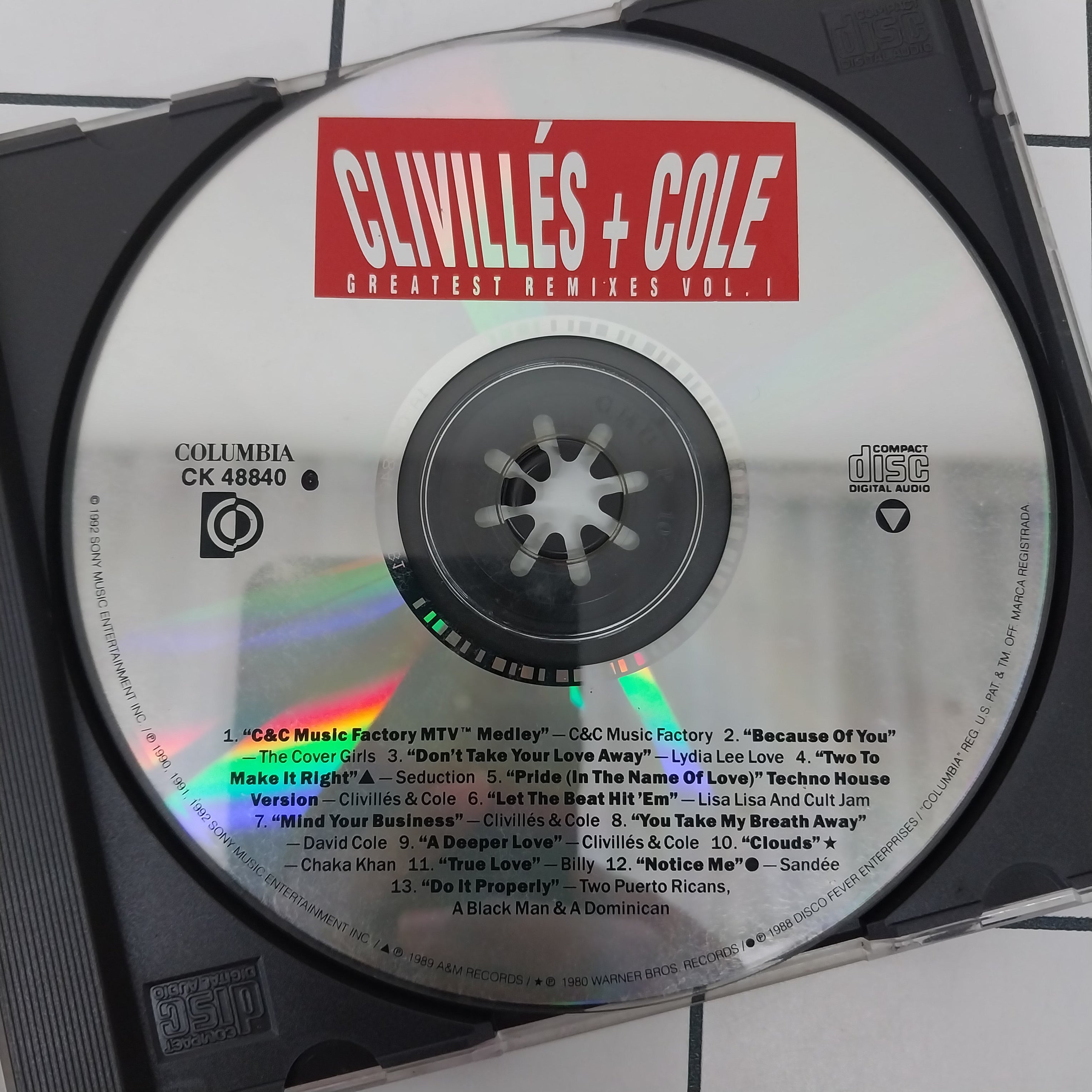 Clivillés & Cole - Greatest Remixes Vol. 1 (CD)