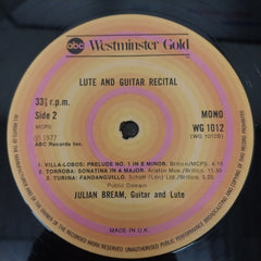 Julian Bream - Lute and Guitar Recital (Vinyl)