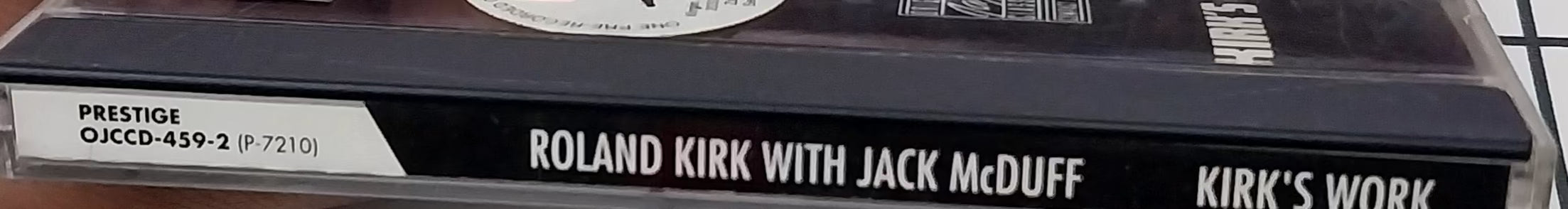 Roland Kirk With Brother Jack McDuff - Kirk's Work (CD)