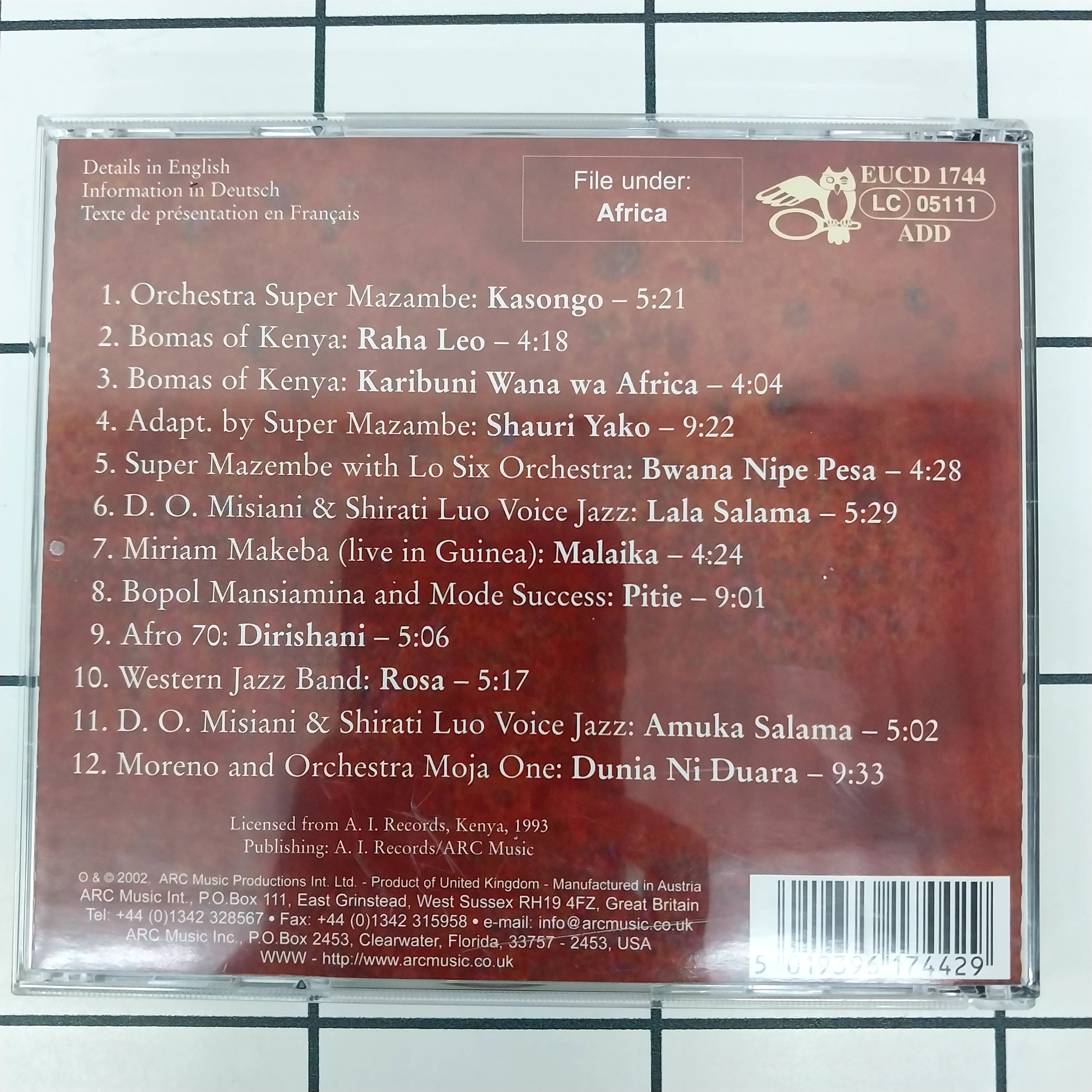 Various - The Most Beautiful Songs Of Africa (CD)
