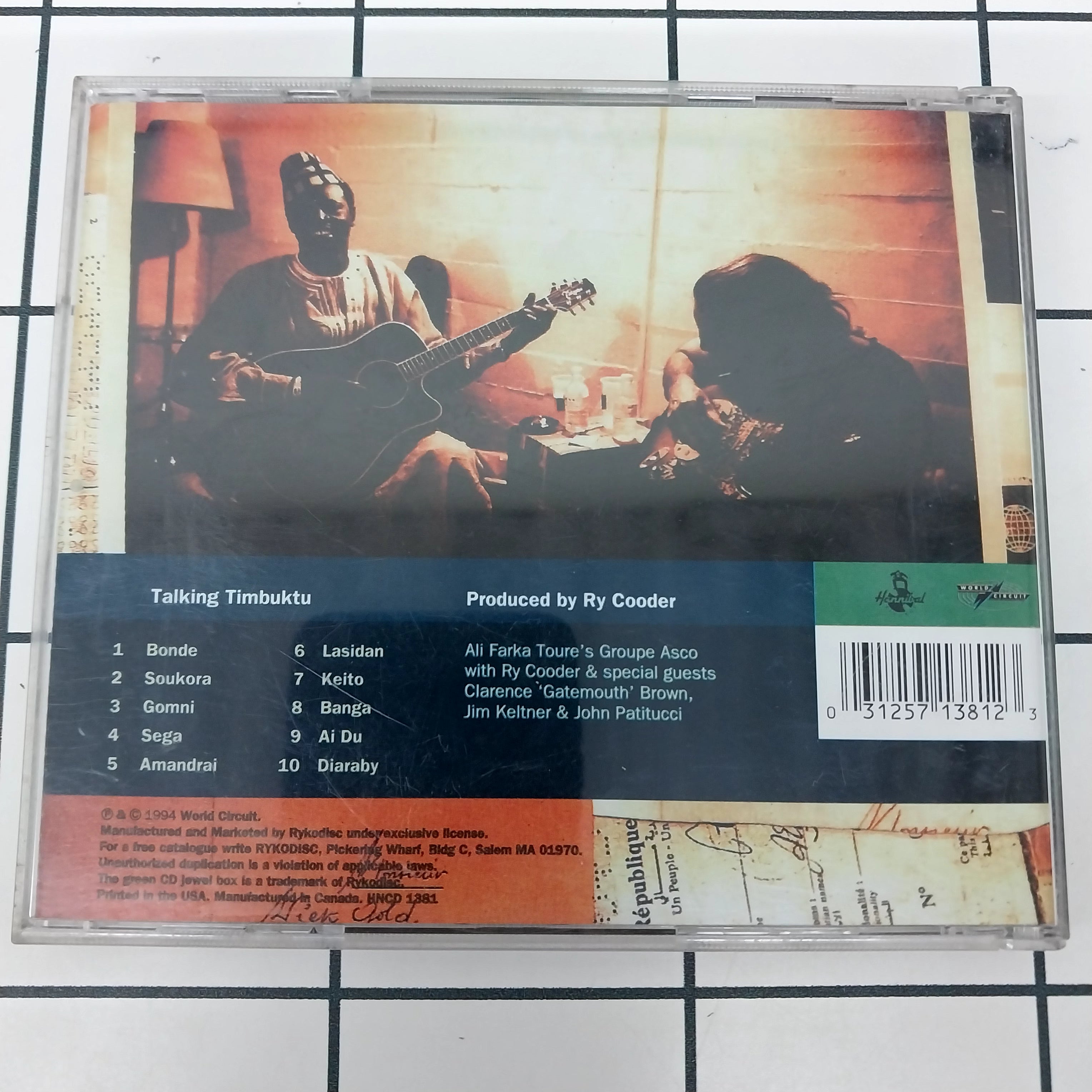 Ali Farka Touré With Ry Cooder - Talking Timbuktu (CD)