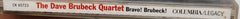 Dave Brubeck Quartet, The - Bravo! Brubeck! (CD)