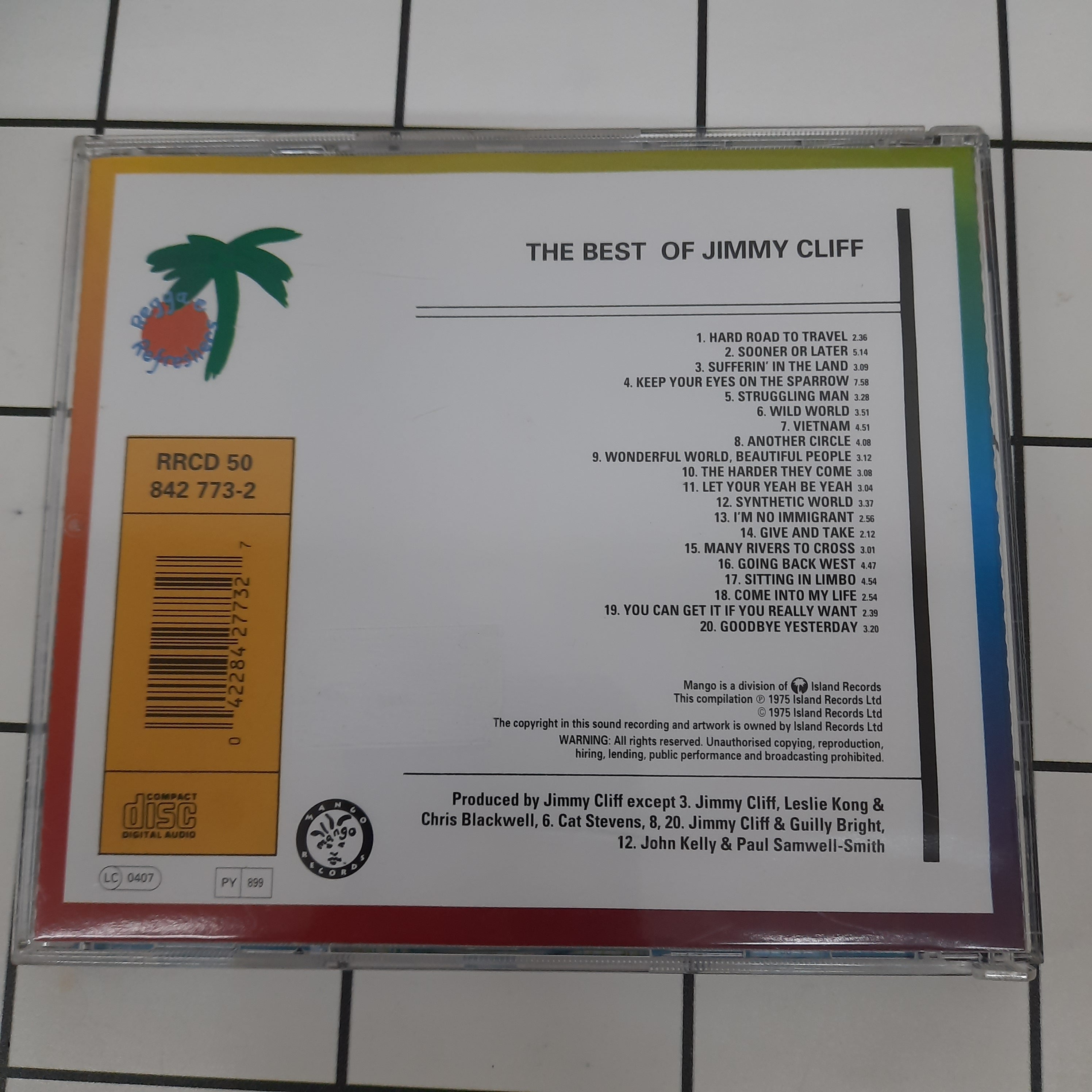 Jimmy Cliff - Best Of Jimmy Cliff  (CD)