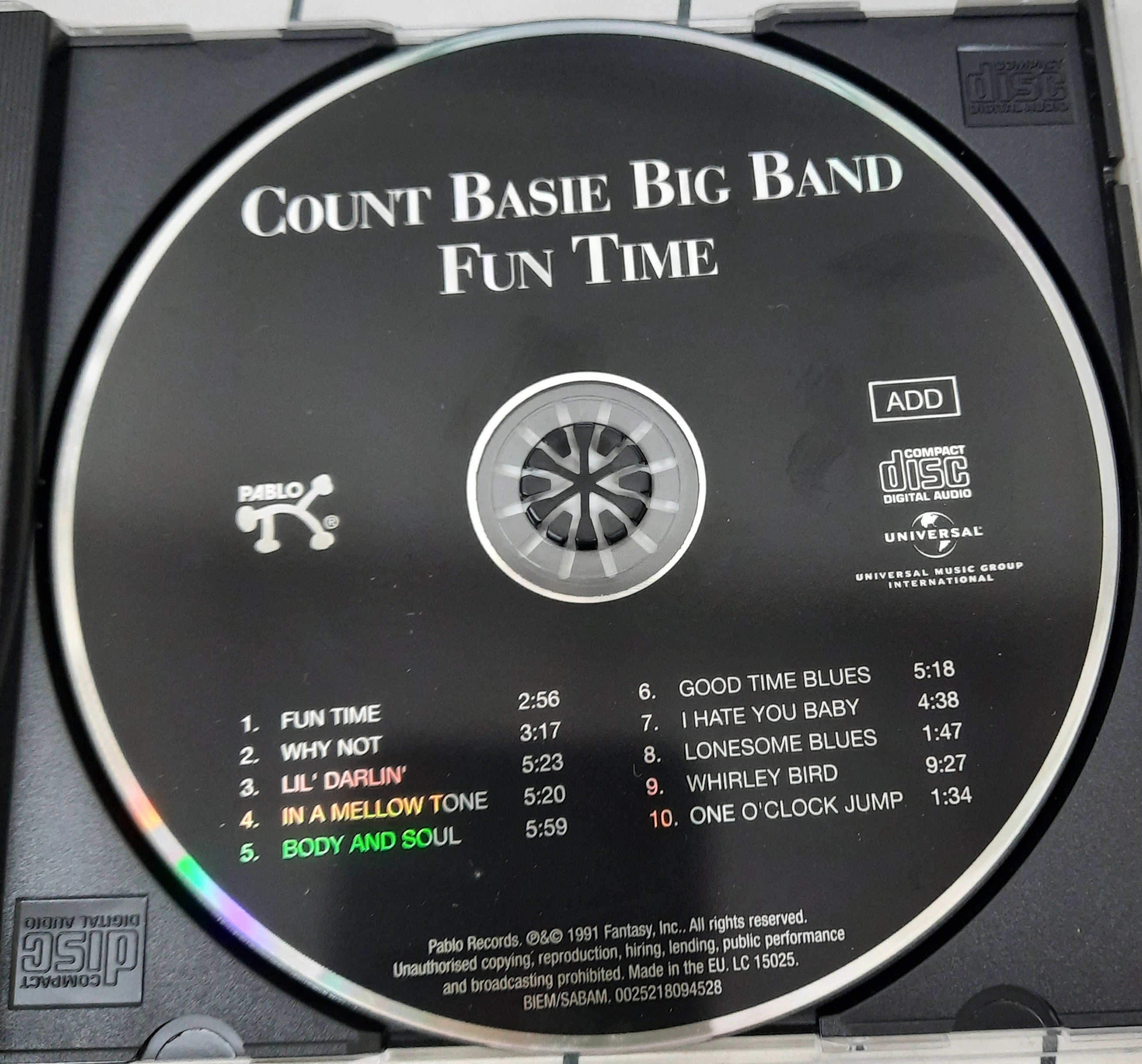 Count Basie Big Band  -  Fun Time (CD)