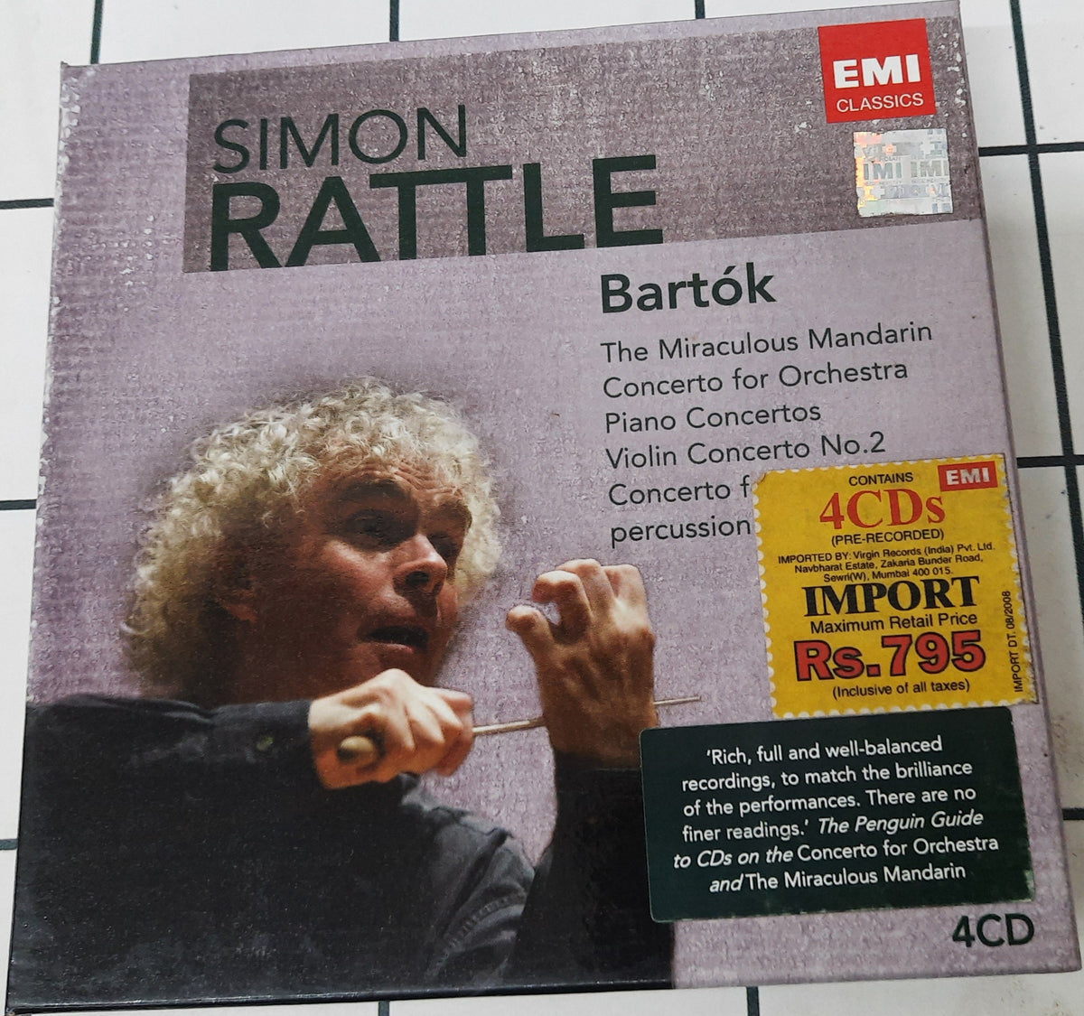 Béla Bartók / Sir Simon Rattle - Orchestral Works (CD) (4)