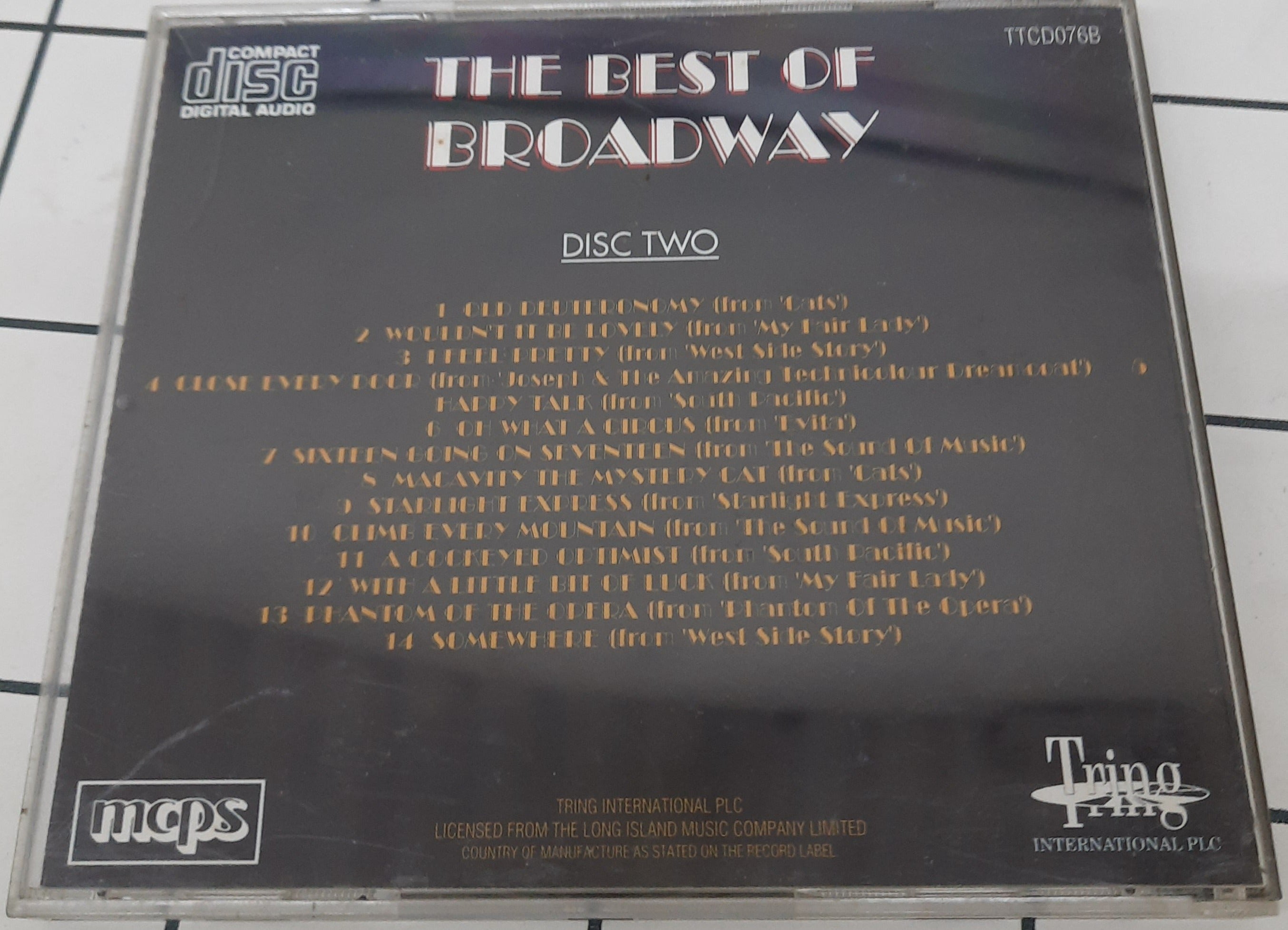 The Best Of  - Broadway Disc Two (CD)