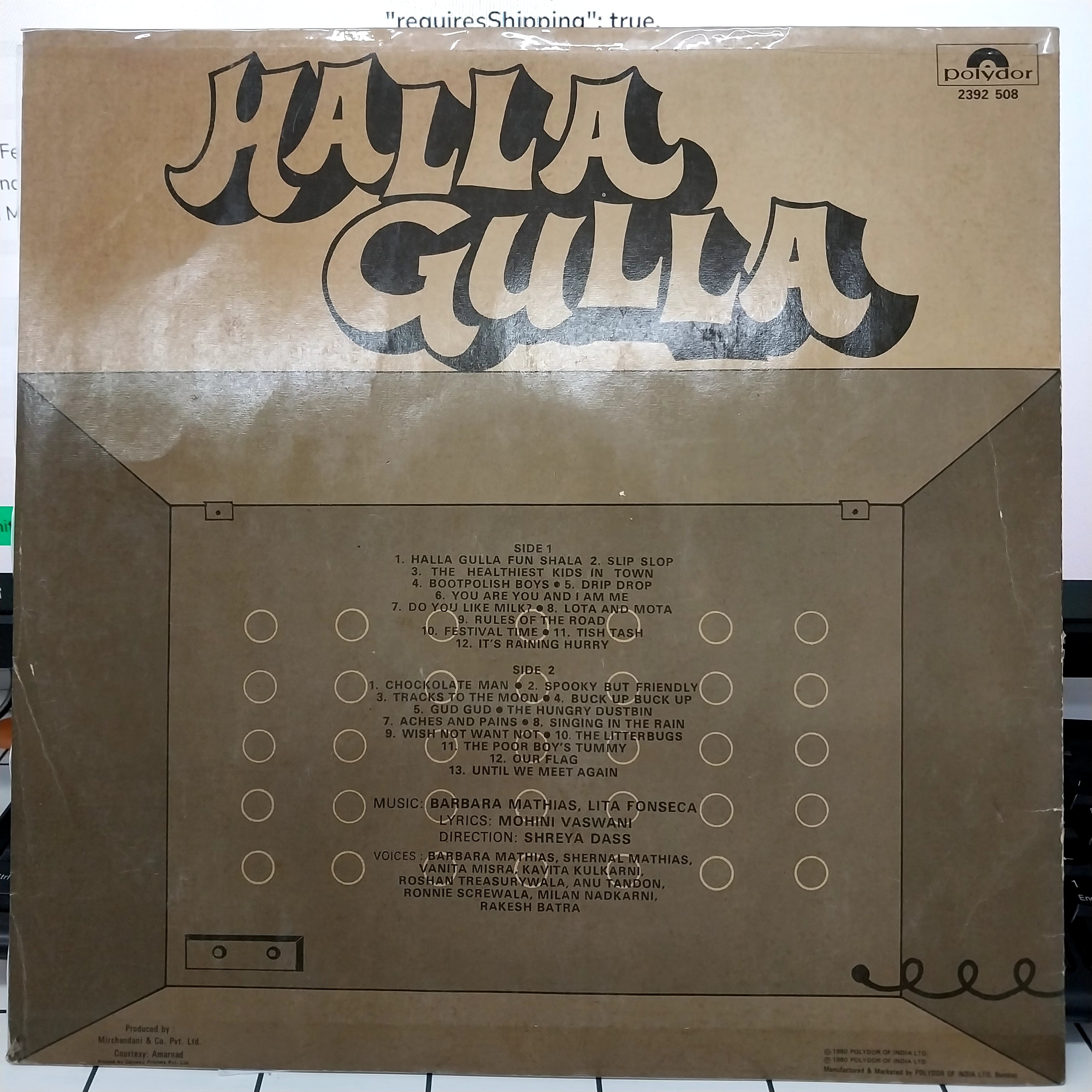 Barbara Mathias  - Halla Gulla (Vinyl)