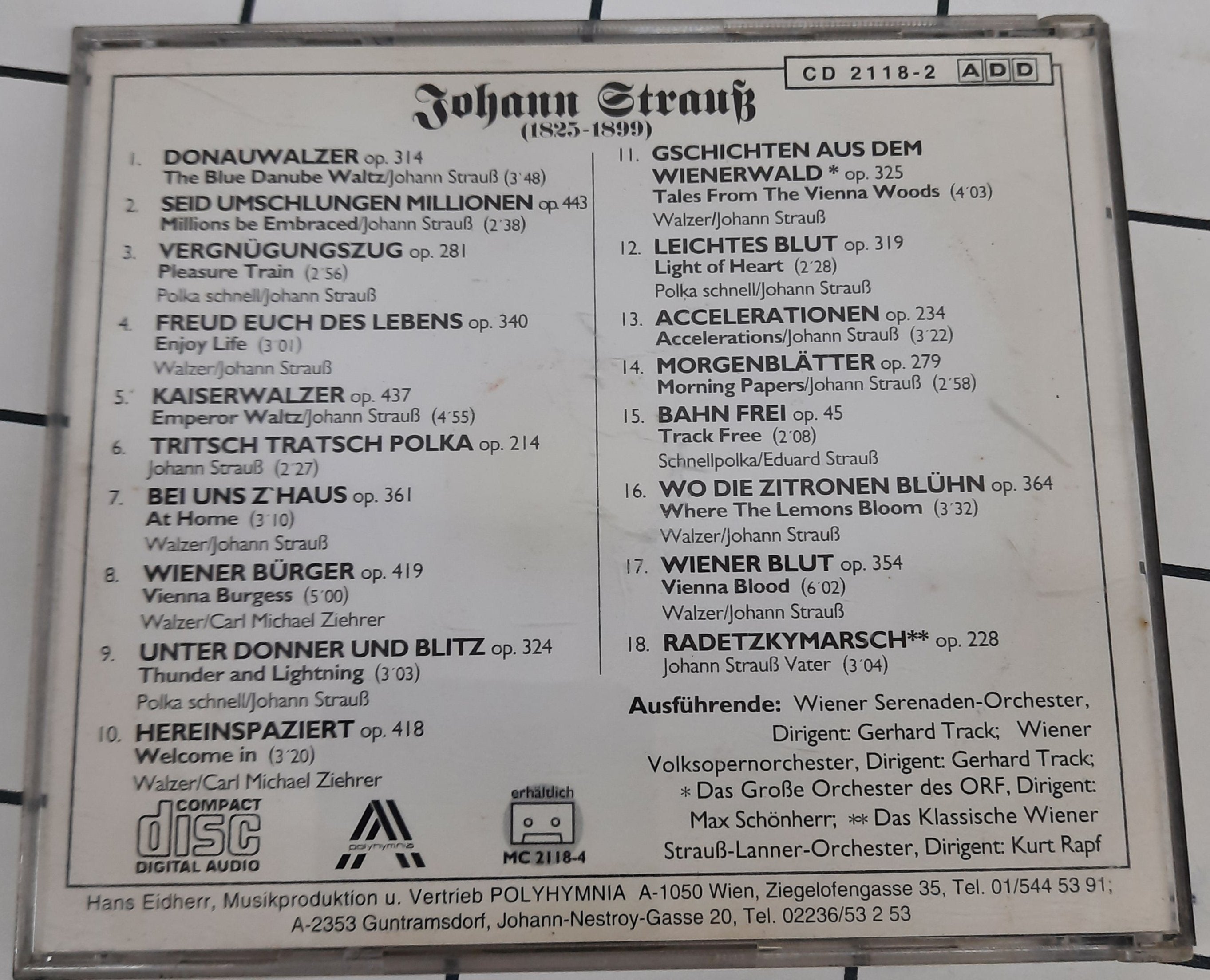 Johann Strauß -  Johann Strauß  (CD)