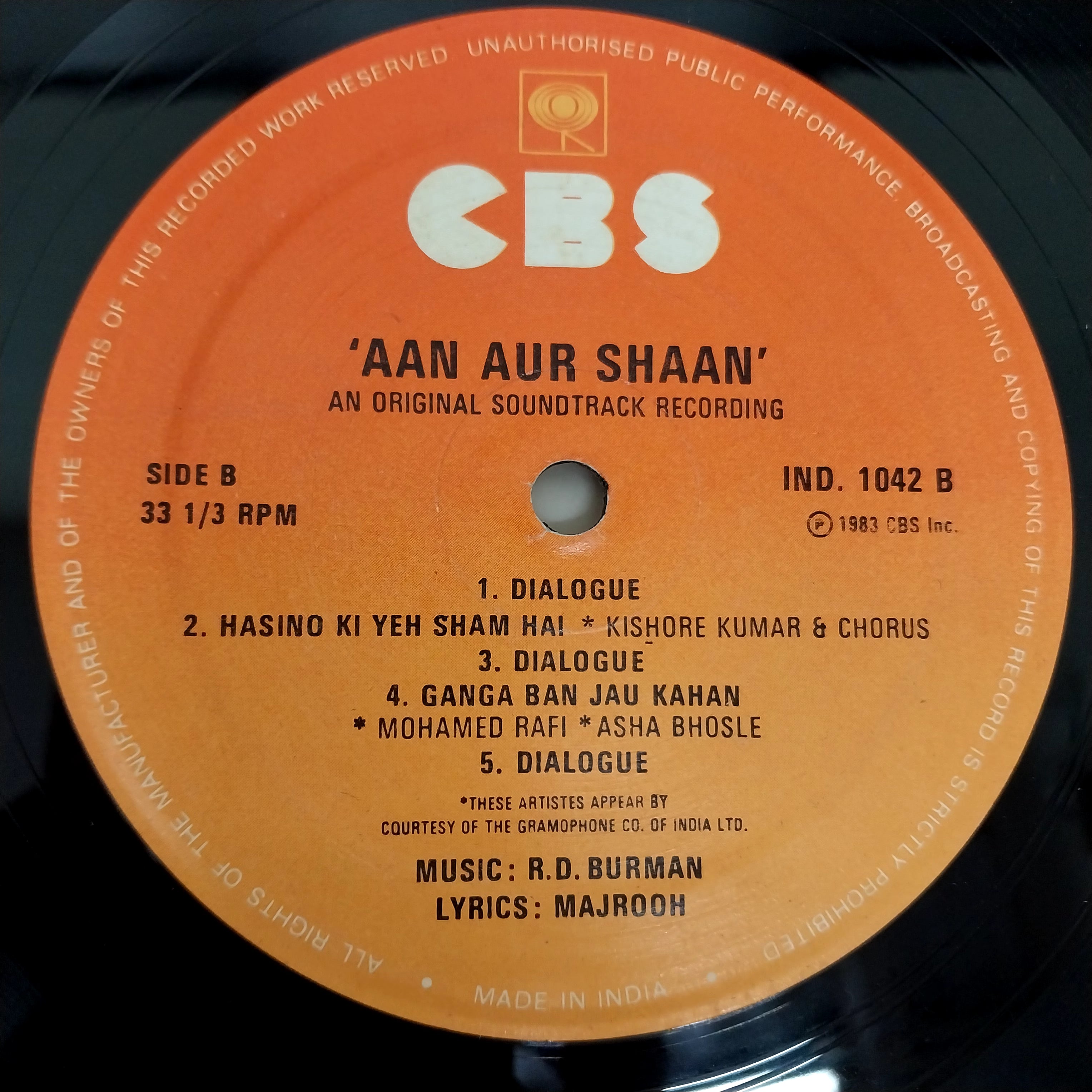 R. D. Burman, Majrooh Sultanpuri - Aan Aur Shaan (Vinyl)