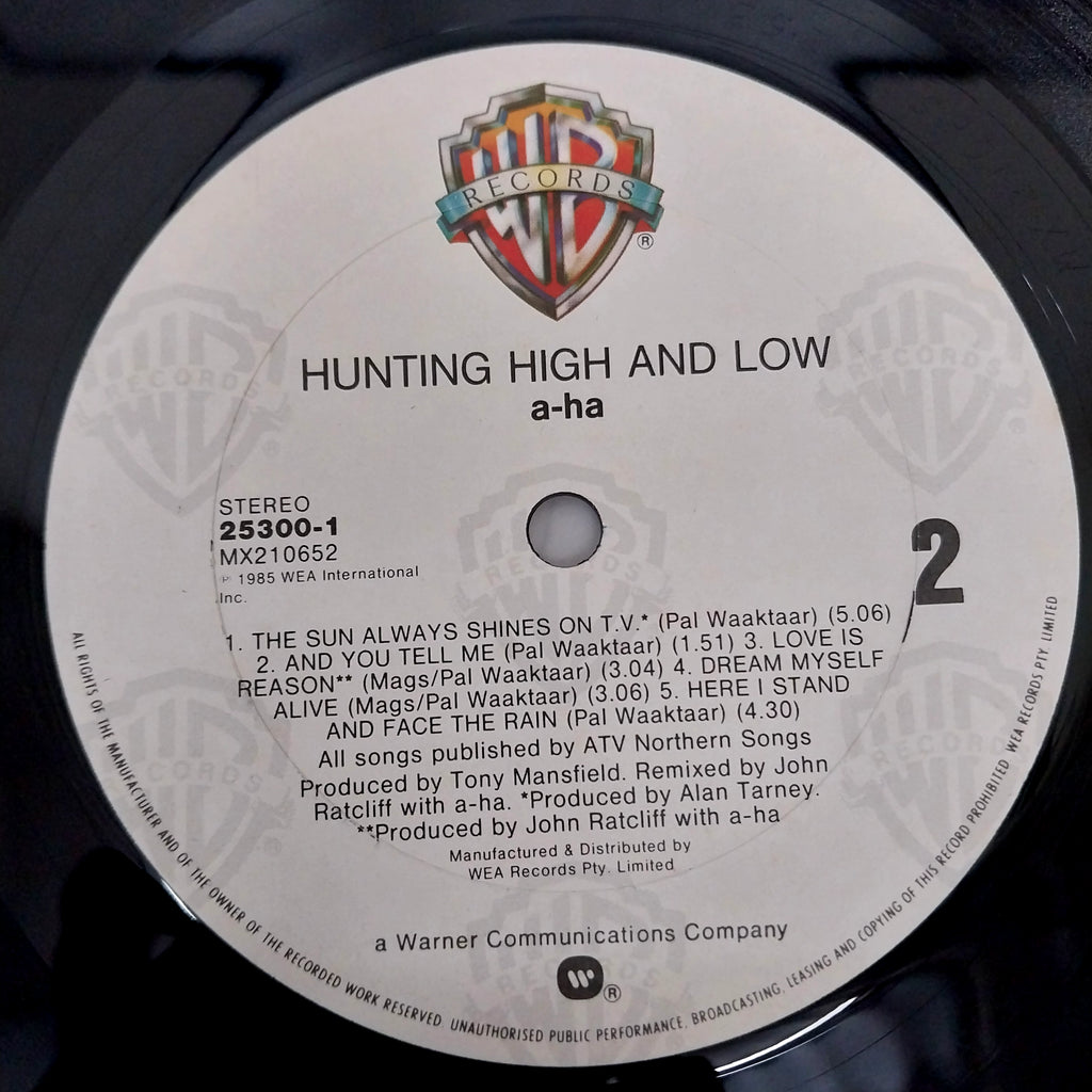 a-ha - Hunting High And Low (Vinyl)
