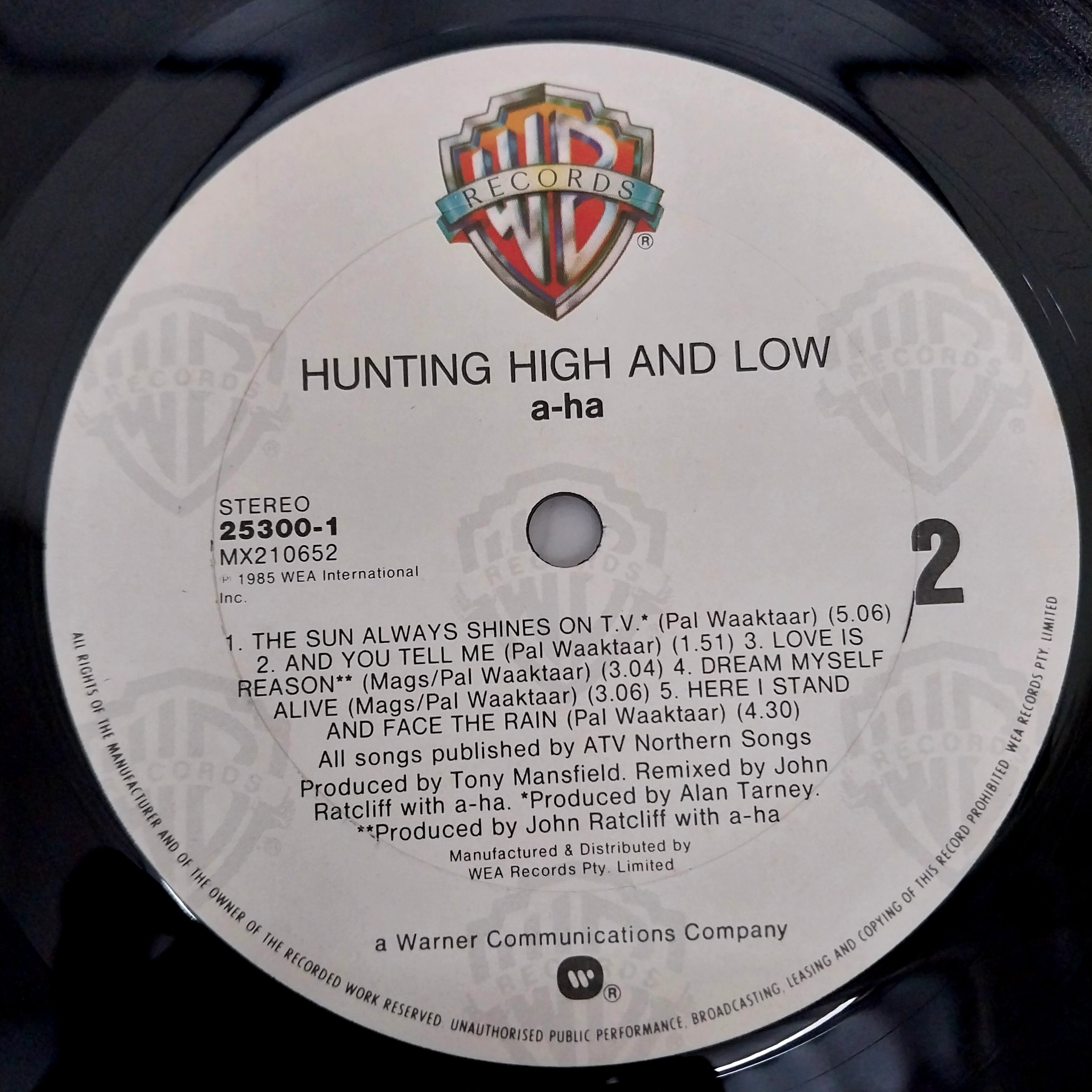 a-ha - Hunting High And Low (Vinyl)