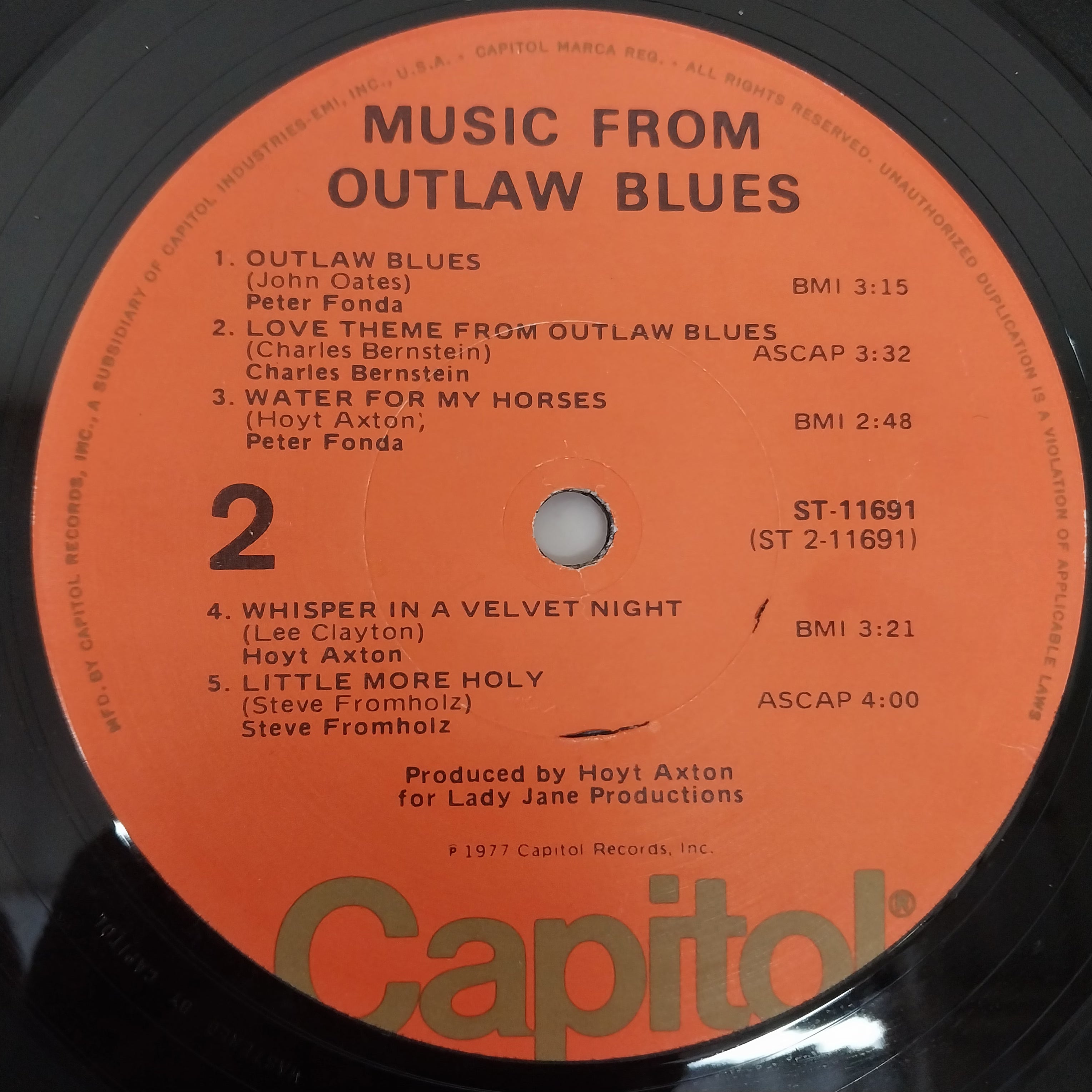 Various - Music From Outlaw Blues (Vinyl)