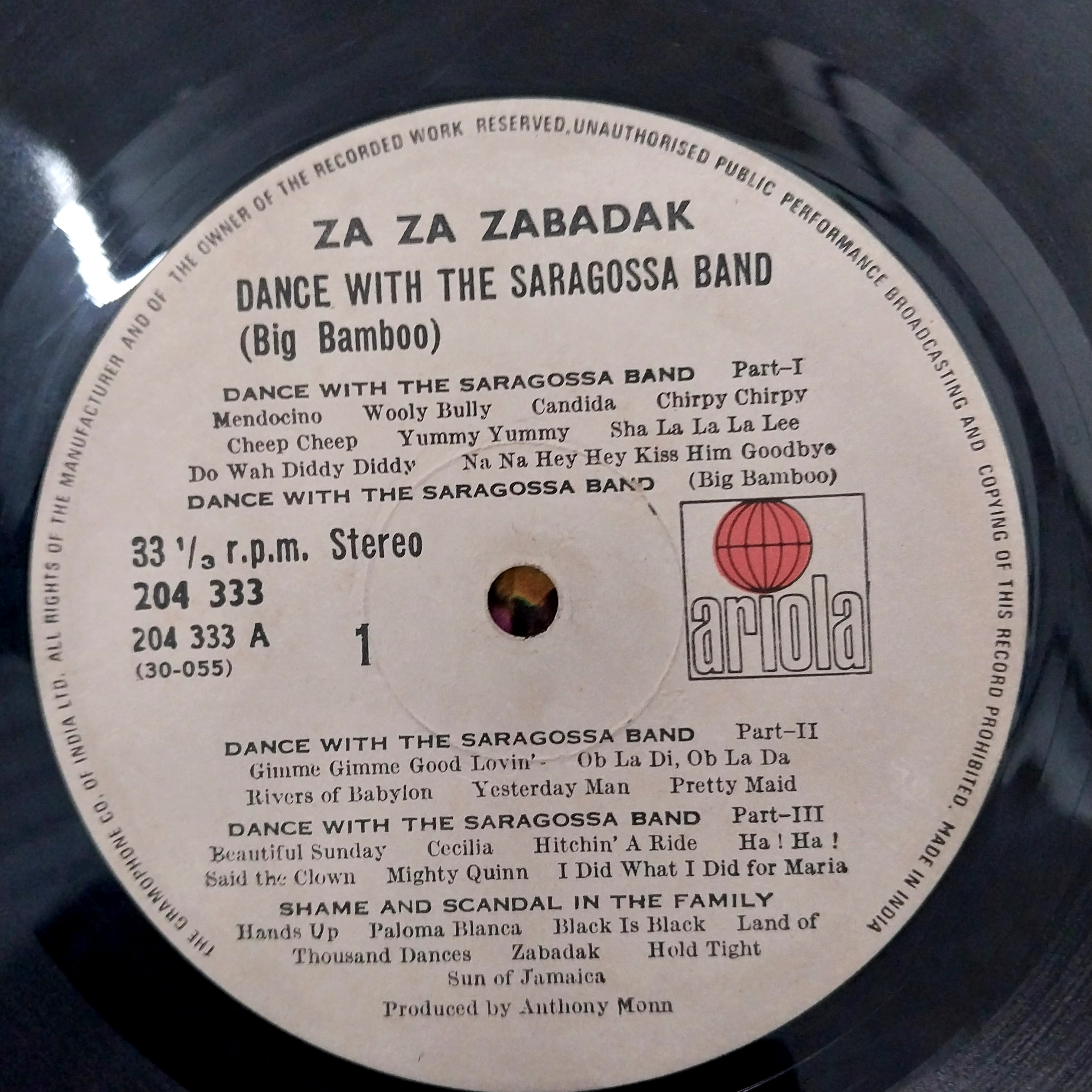 Saragossa Band - Za Za Zabadak (Vinyl)