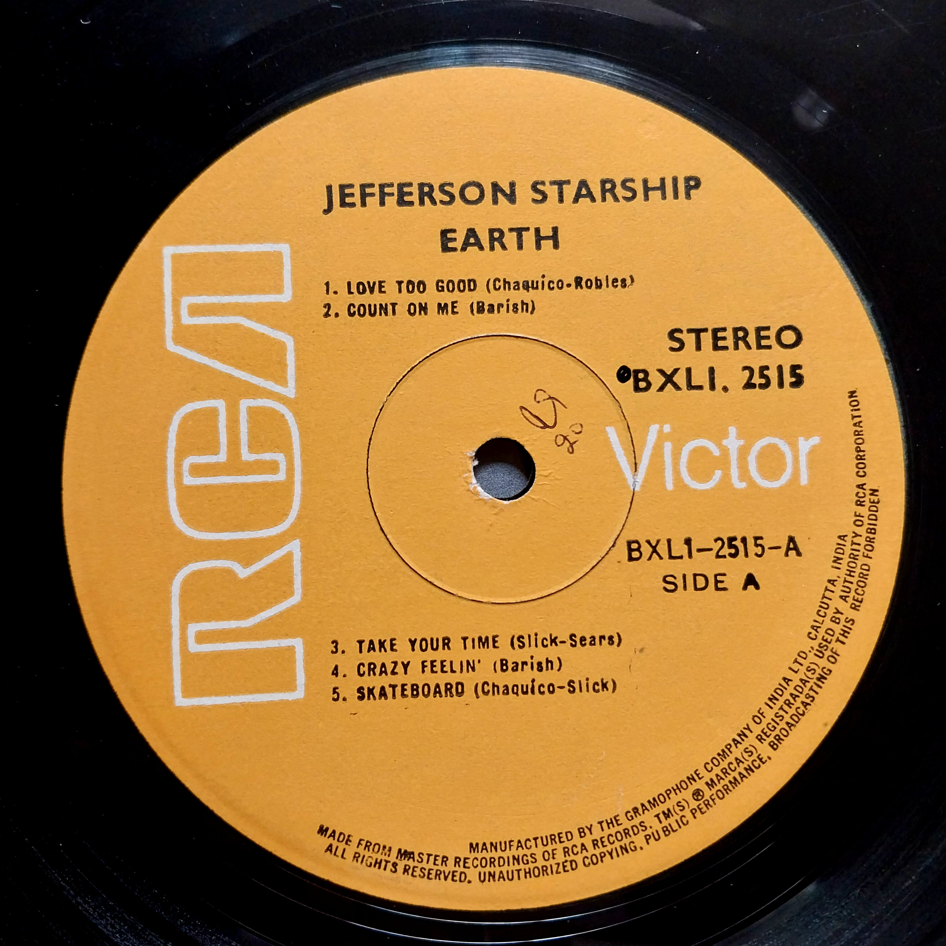 Jefferson Starship  - Earth (Vinyl)