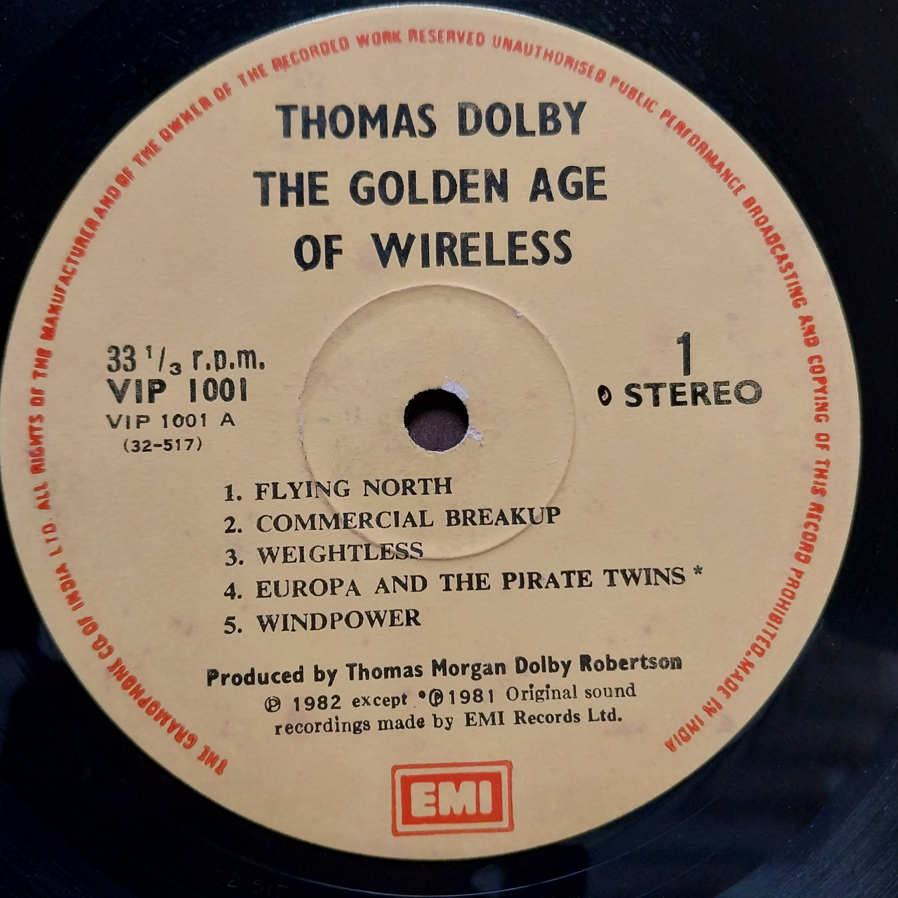 Thomas Dolby  - The Golden Age Of Wireless (Vinyl)