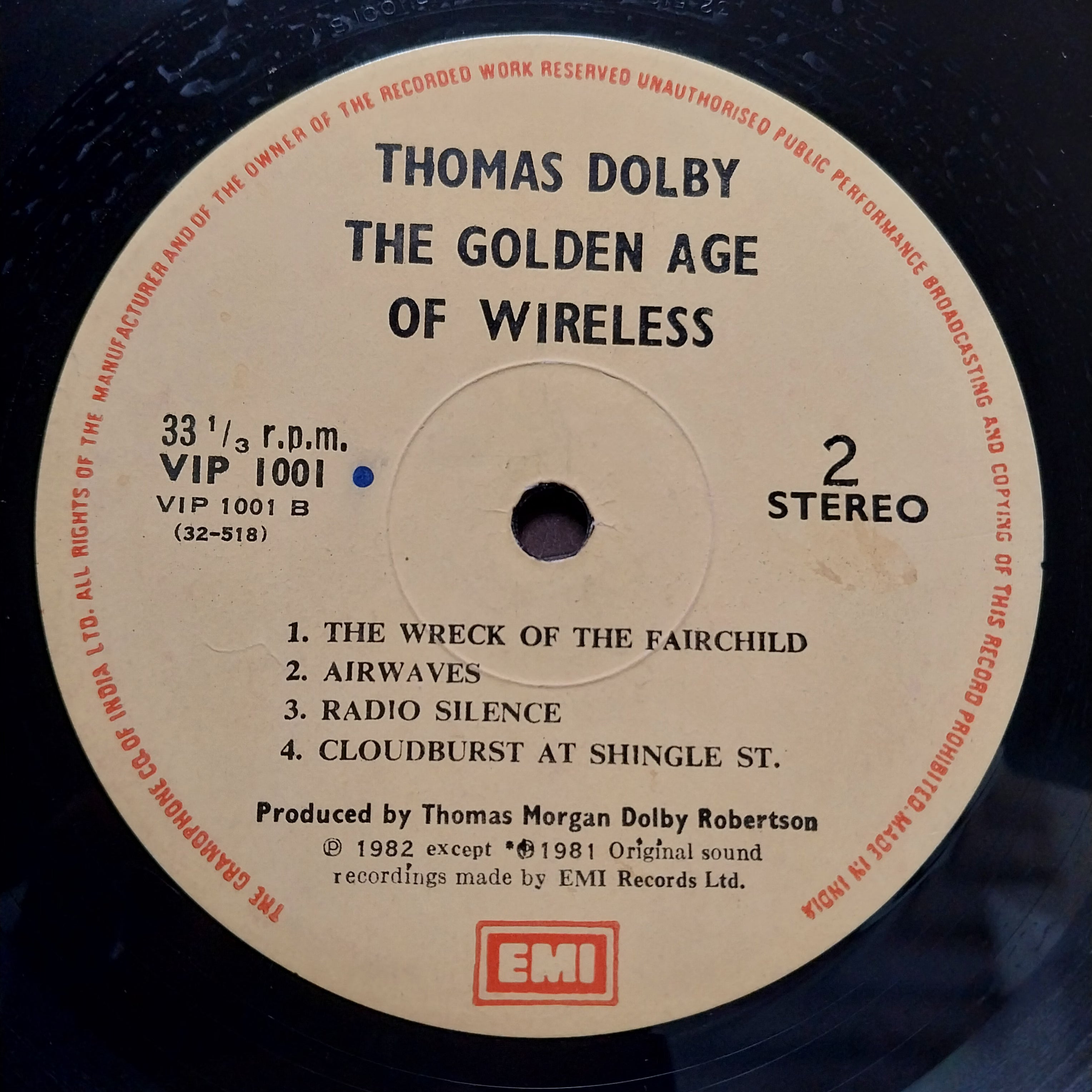 Thomas Dolby  - The Golden Age Of Wireless (Vinyl)