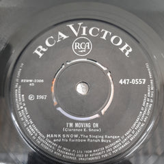 Hank Snow  - With This Ring I Thee Wed / I'm Movin On (45-RPM)