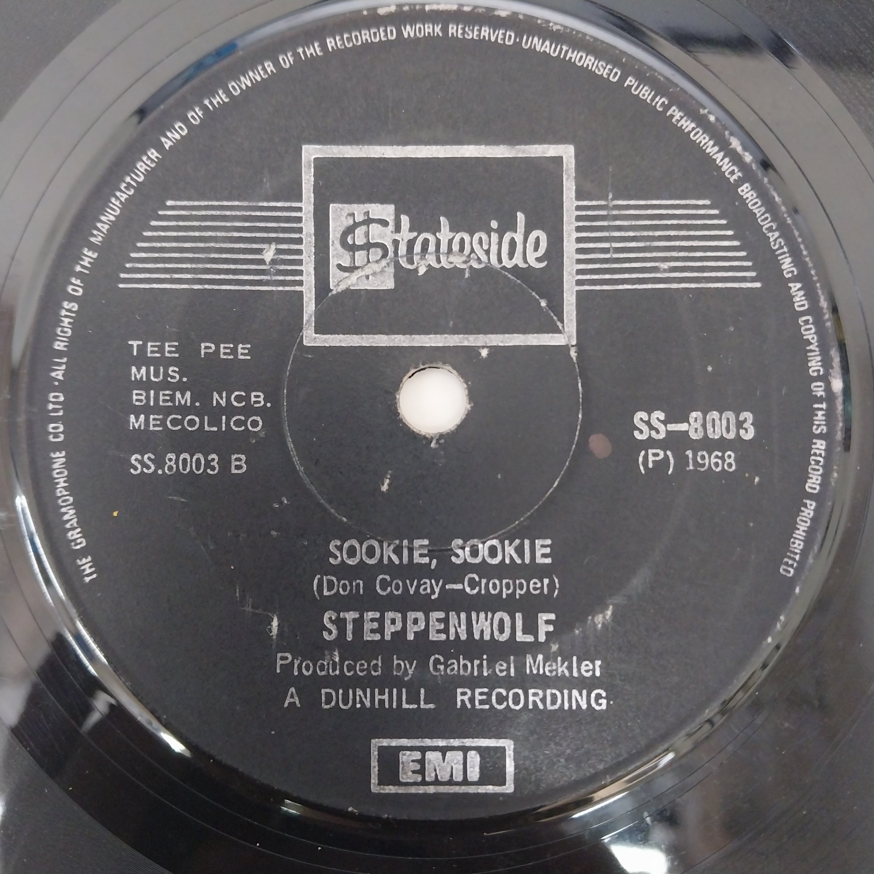 Steppenwolf - Magic Carpet Ride / Sookie, Sookie (45-RPM)