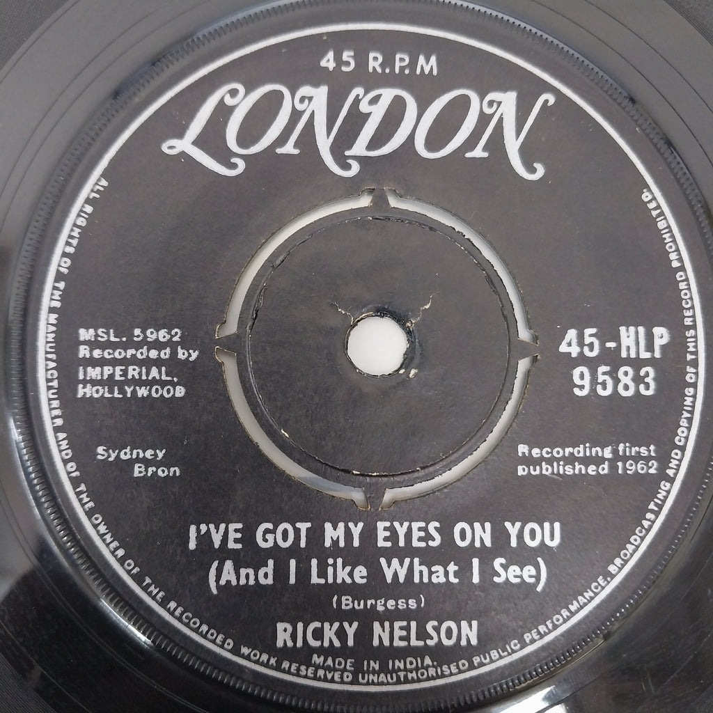 Ricky Nelson (2) - Teen Age Idol / I've Got My Eyes On You (And I Like What I See) (45-RPM)