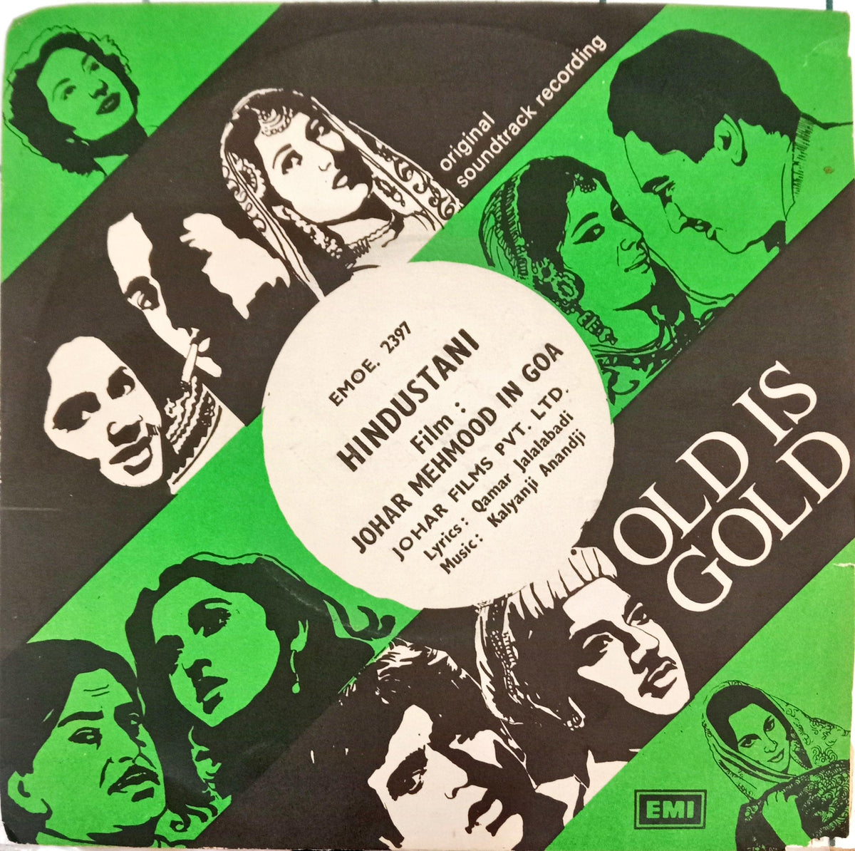 Kalyanji Anandji*, Qamar Jalalabadi -  Johar Mehmood In Goa (45-RPM)
