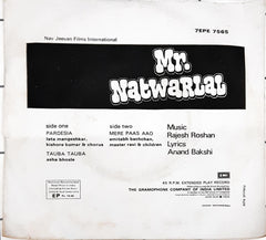 Rajesh Roshan, Anand Bakshi -  Mr. Natwarlal (45-RPM)