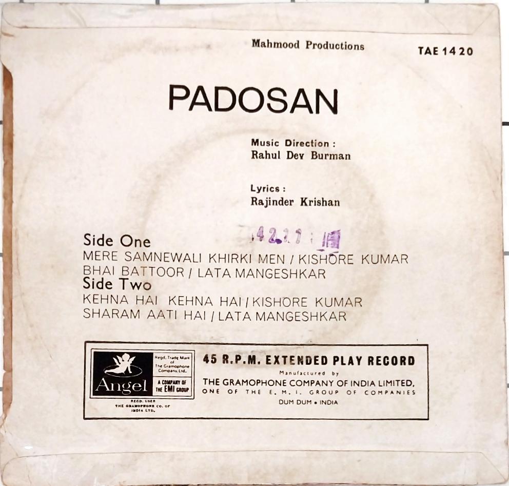 Rahul Dev Burman - Padosan (45-RPM)