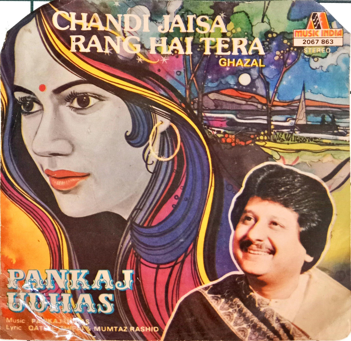 Pankaj Udhas - Chandi Jaisa Rang Hai Tera (45-RPM)