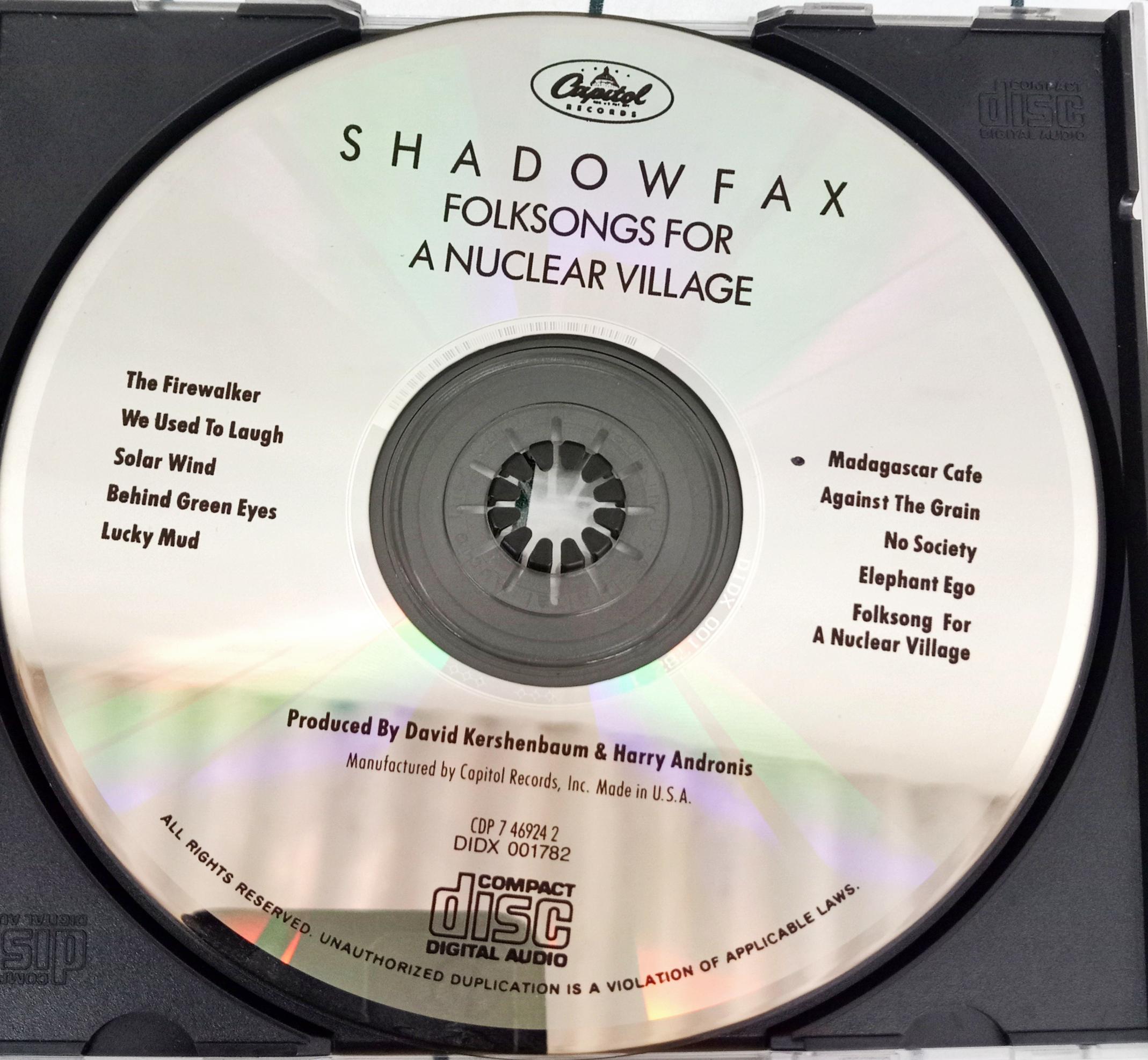 Shadowfax - Folksongs For A Nuclear Village (CD)