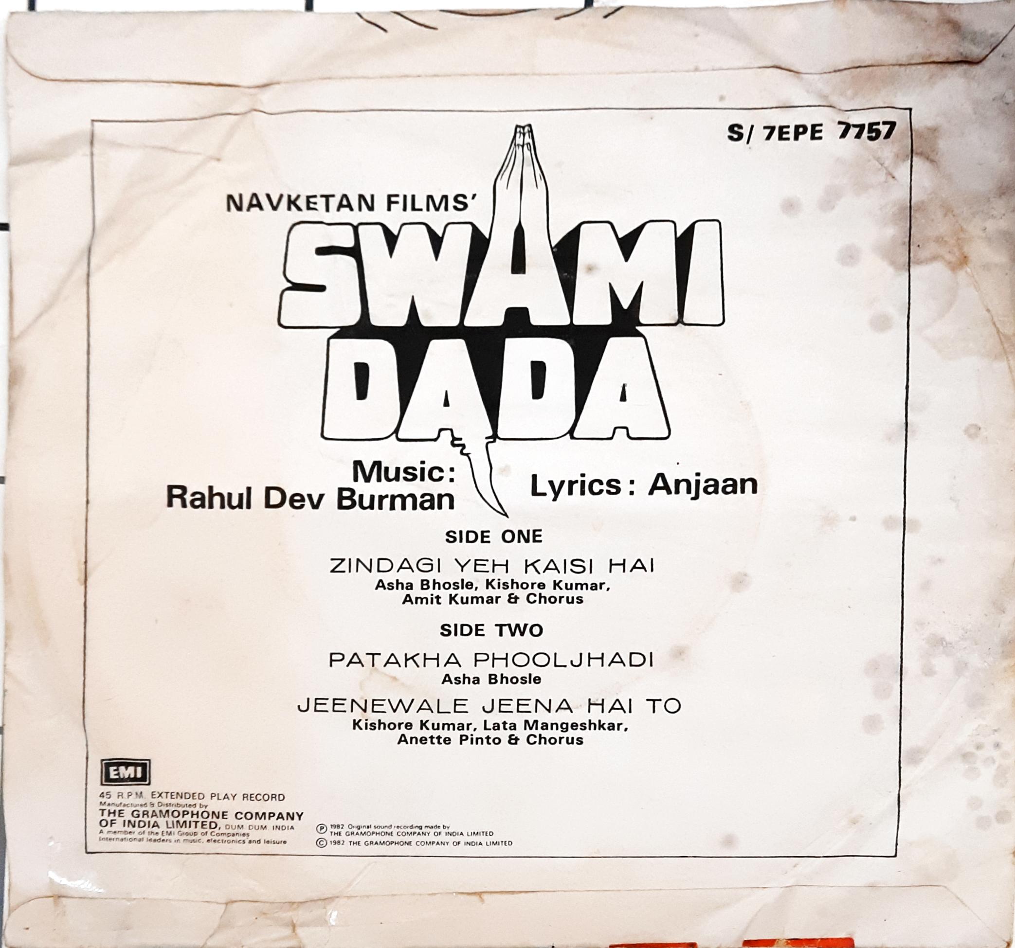 Rahul Dev Burman -  Swami Dada (45-RPM)