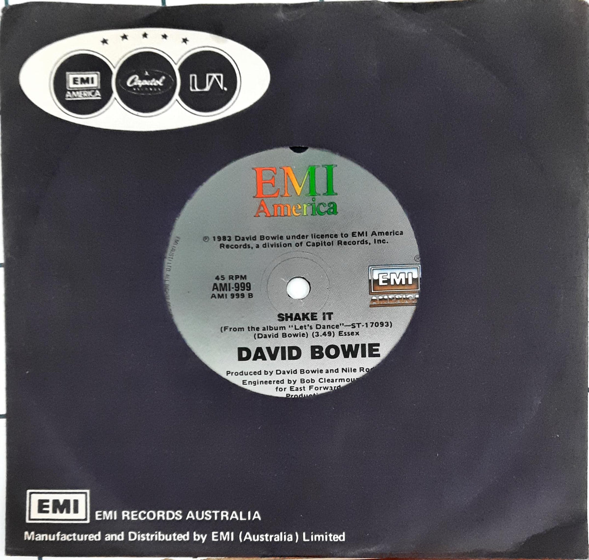 David Bowie -  China Girl (45-RPM)