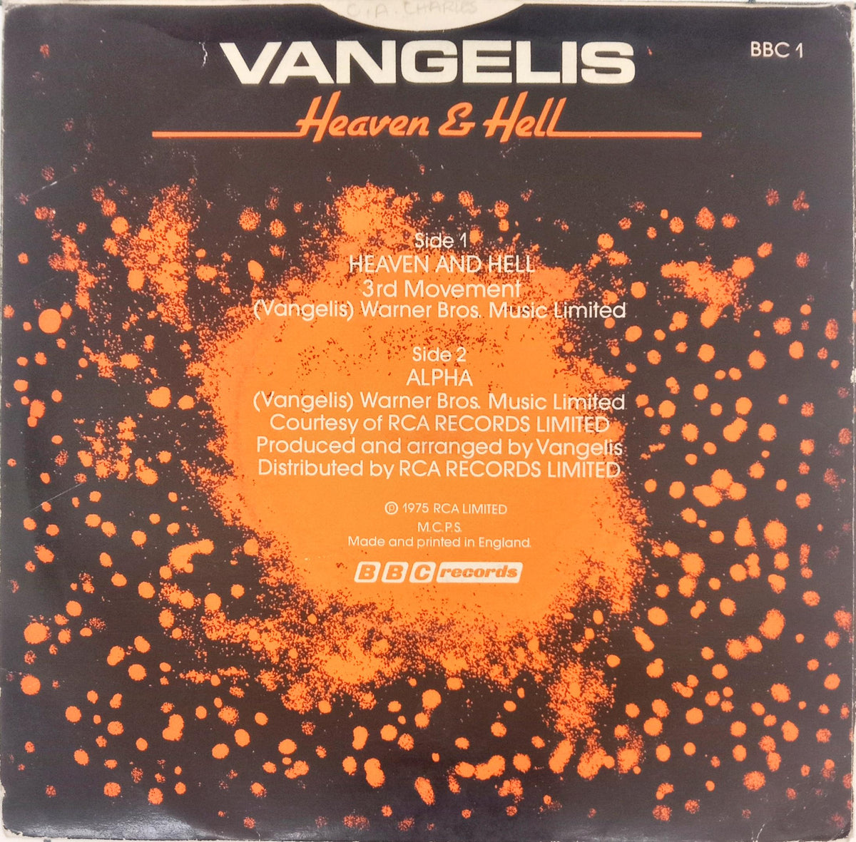 Vangelis -  Heaven & Hell (45-RPM)