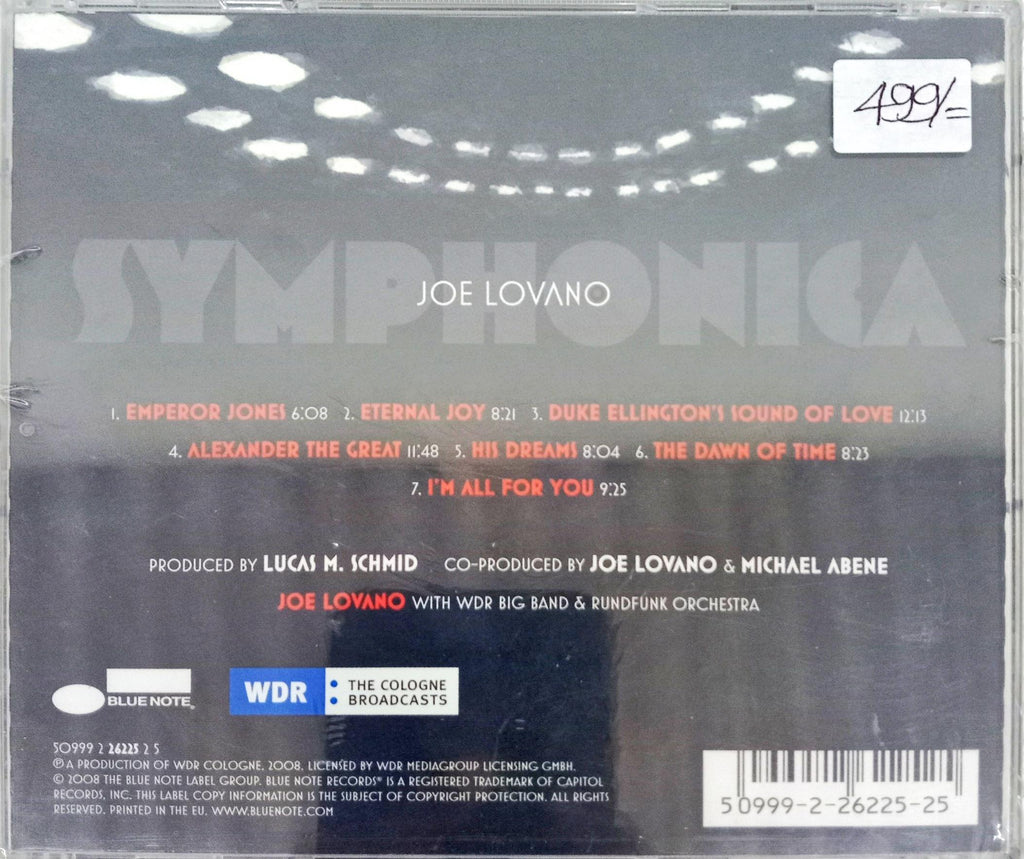 Joe Lovano Featuring The WDR Big Band - Symphonica (CD)