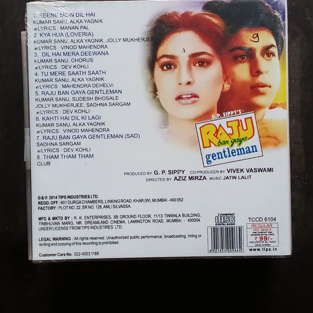Jatin Lalit  - Raju Ban Gaya Gentleman  (CD)