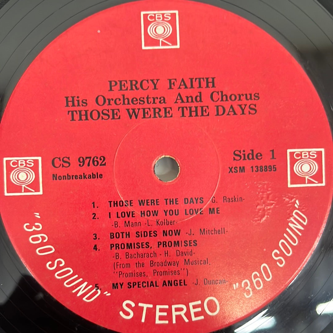 Percy Faith And His Orchestra And Chorus - Those Were The Days (Vinyl)