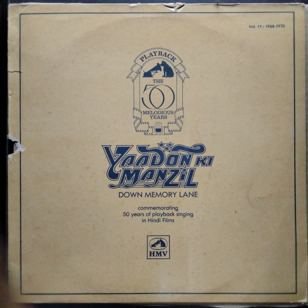 Various  - Yaadon Ki Manzil - Down Memory Lane - Vol.11 (1968-1970) (Vinyl)