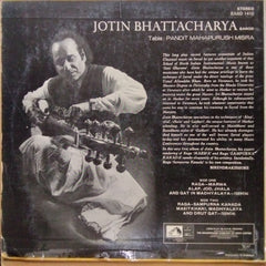 Jotin Bhattacharya  - Jotin Bhattacharya (Vinyl)