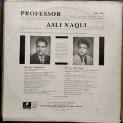 Shanker-Jaikishen* - Professor ★ Asli Naqli (Vinyl)