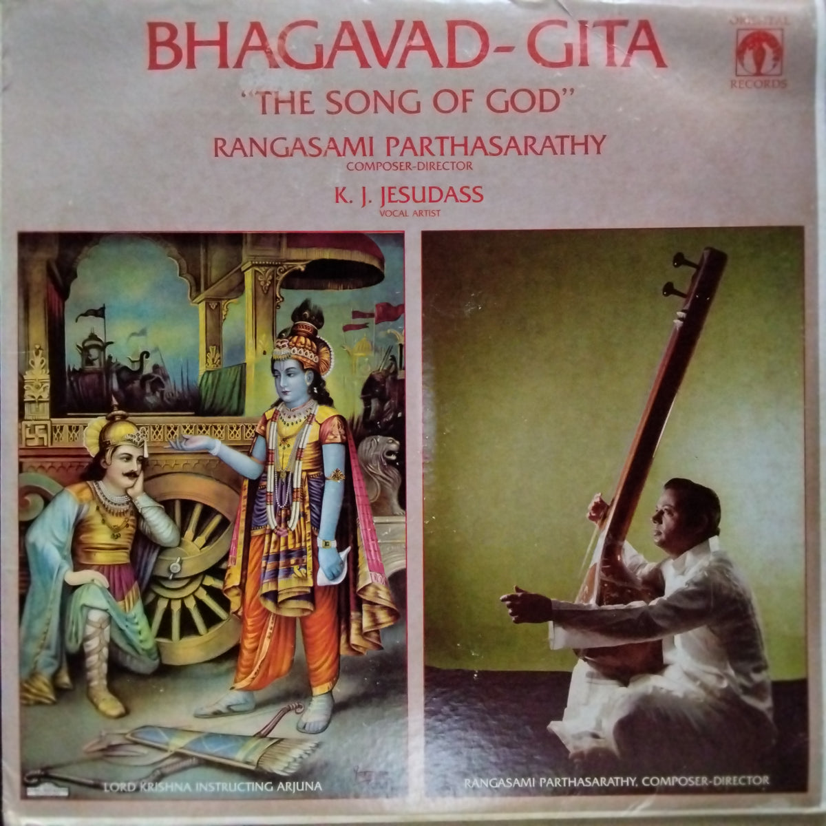 Rangasami Parthasarathy, K. J. Jesudass* - Bhagavad-Gita (The Song Of God (Vinyl)