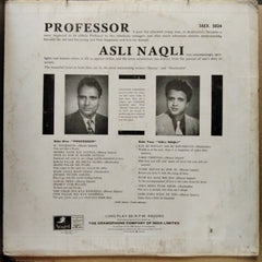 Shanker-Jaikishen - Professor ★ Asli Naqli (Vinyl)