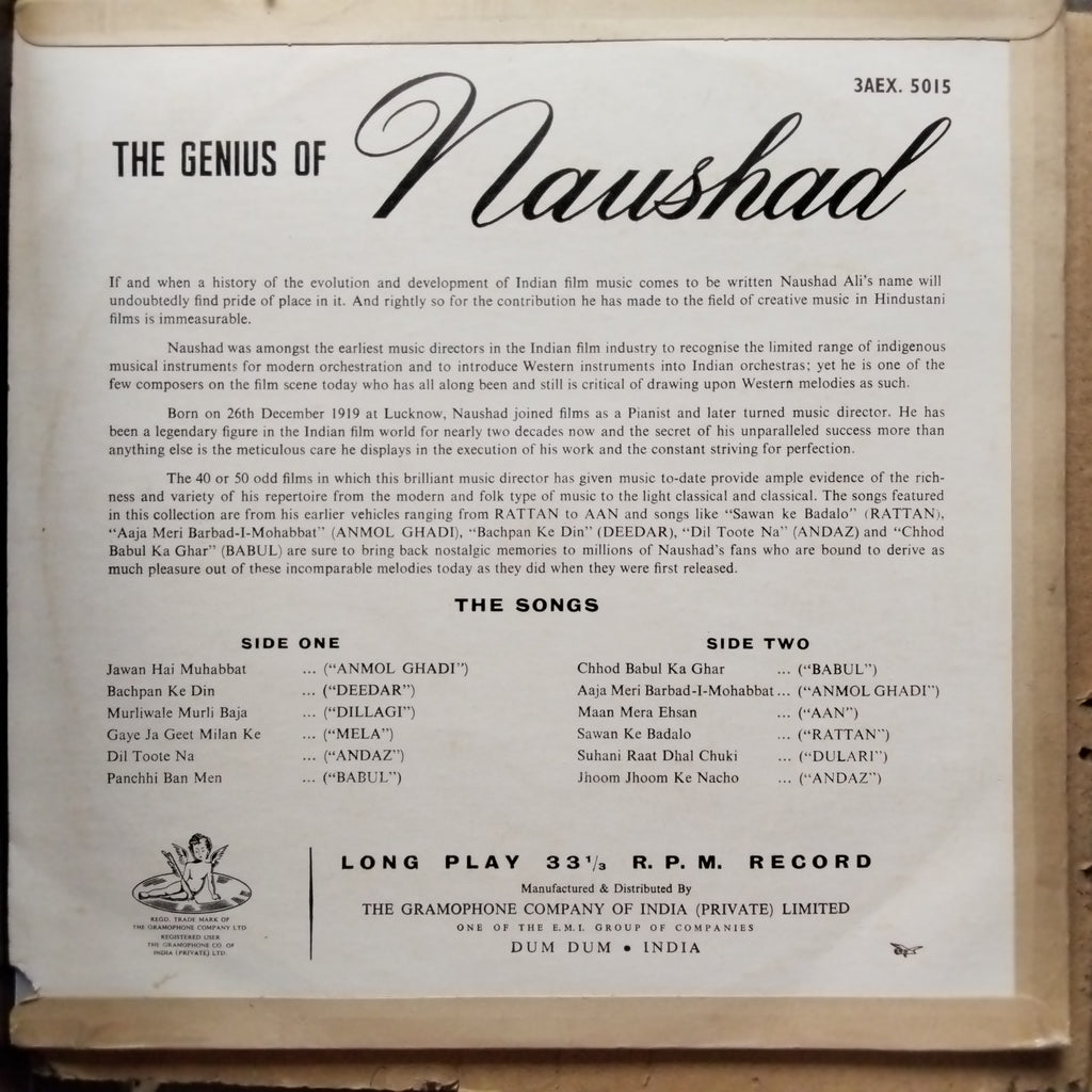Naushad  - The Genius Of Naushad (Vinyl)